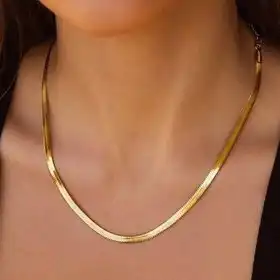 گردنبند ماری 4 میل (طلایی)