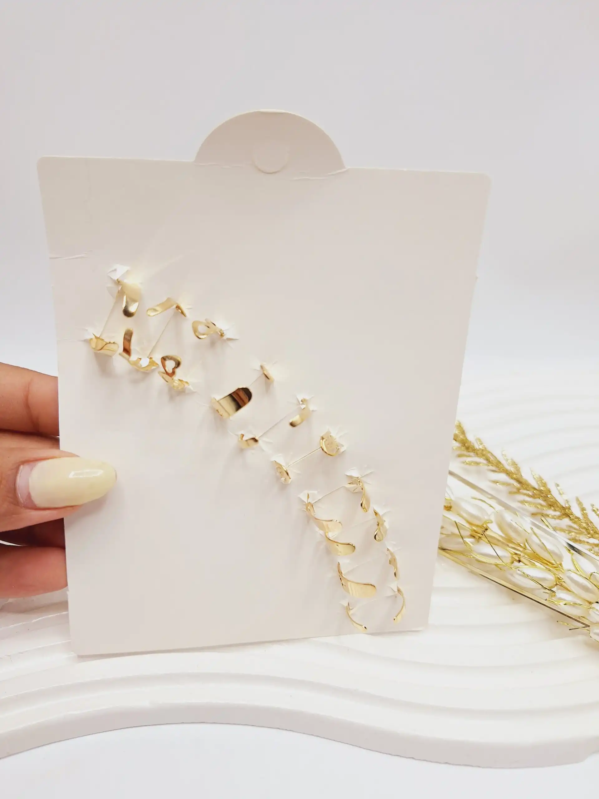 پک انگشتر 10 عددی رنگ طلایی ارسال طرح رندم