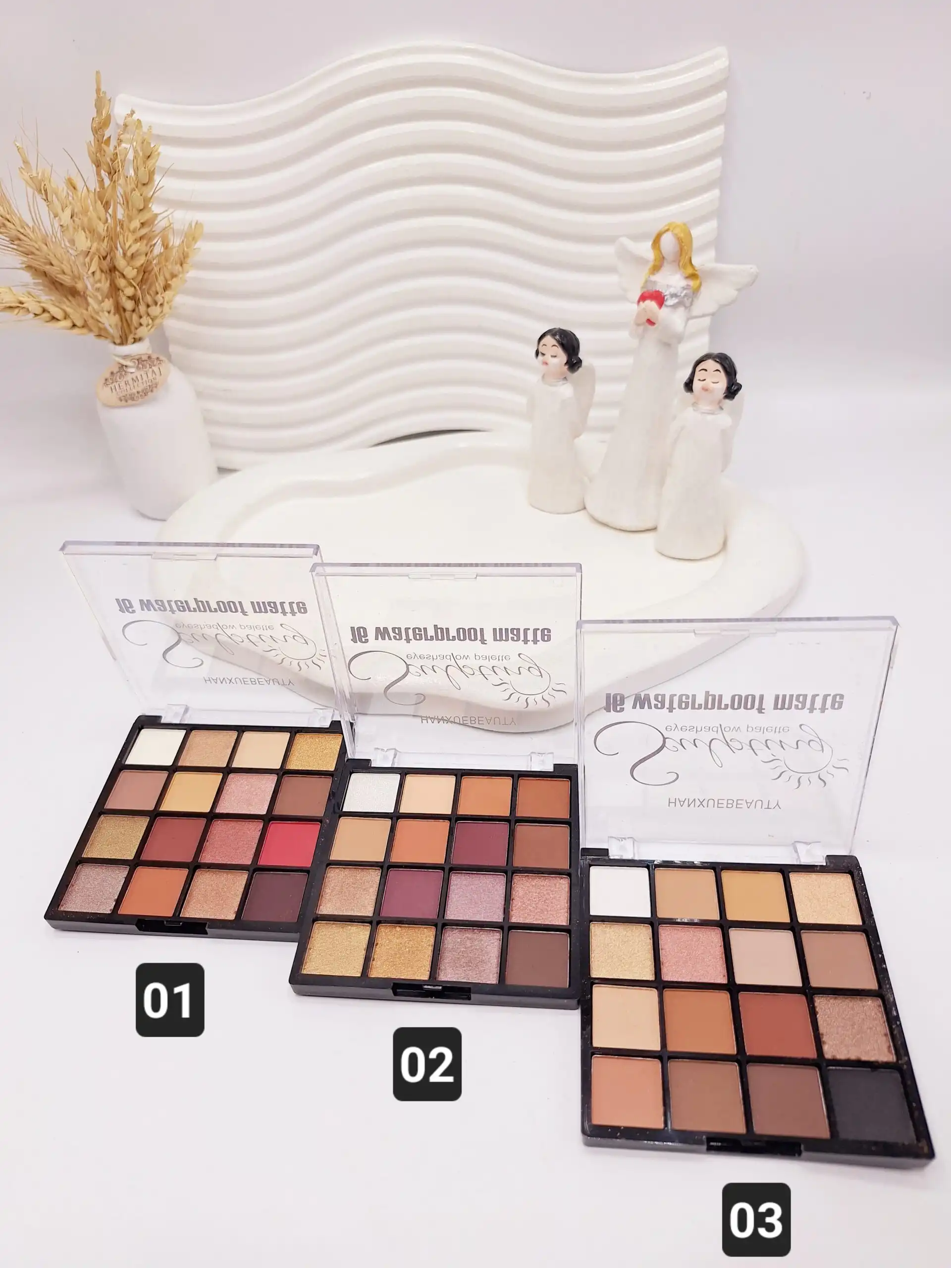 سایه چشم 16 رنگ زیبا برند HANXUEBEAUTY کد 806