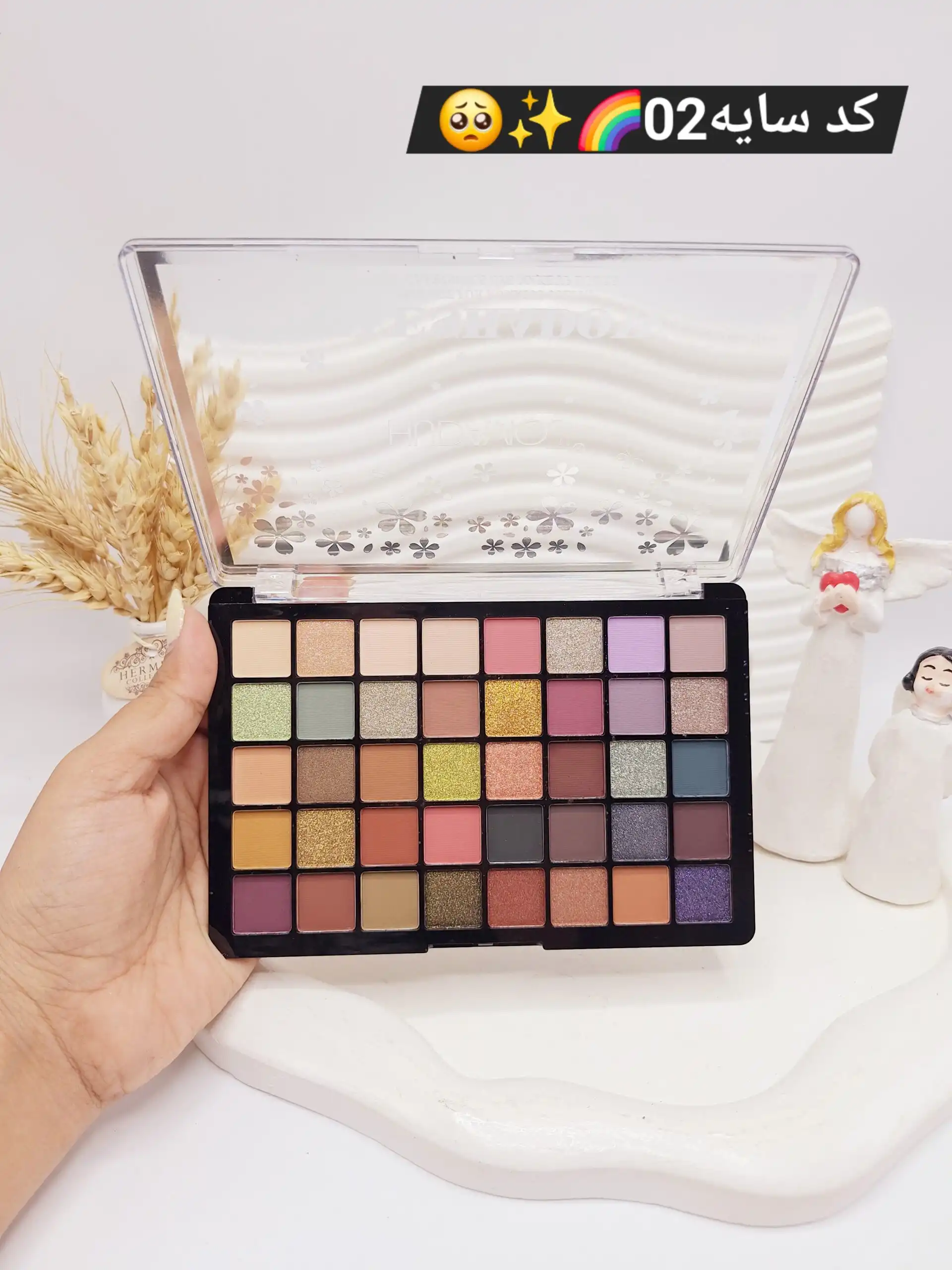 پالت سایه چشم 40 رنگ HUDAMOU کد 4604