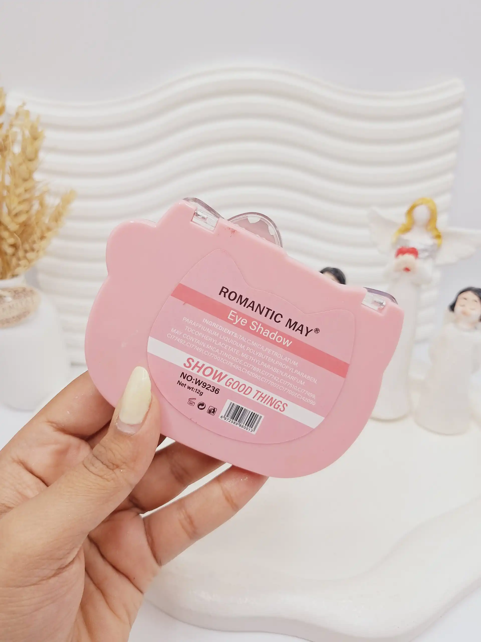 پالت سایه چشم 12 رنگ کیتی پاپیون دار ROMANTIC MAY کد 9236