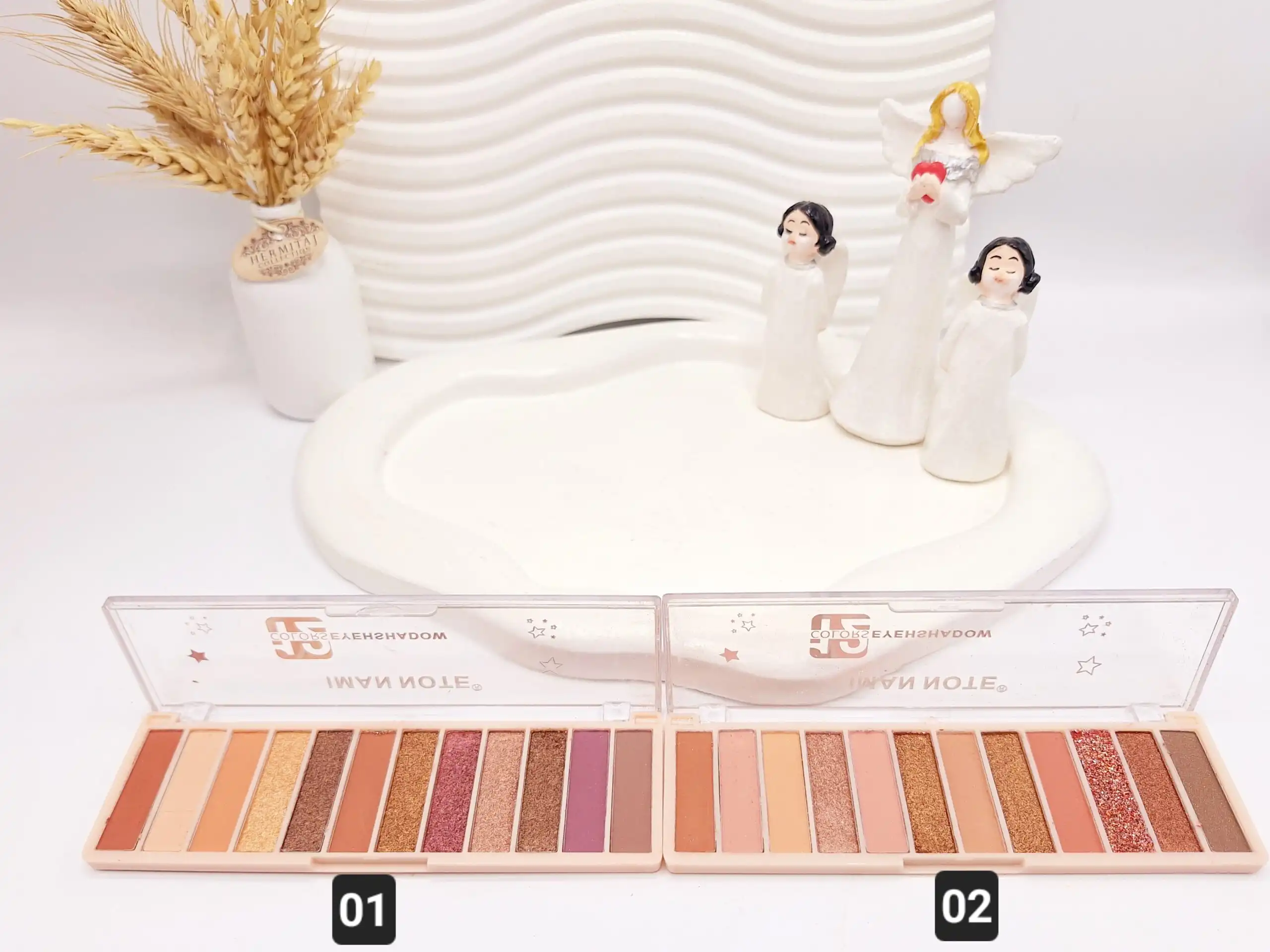 پالت سایه انگشتی پرطرفدار 12 رنگ IMAN NOTE کد 7051