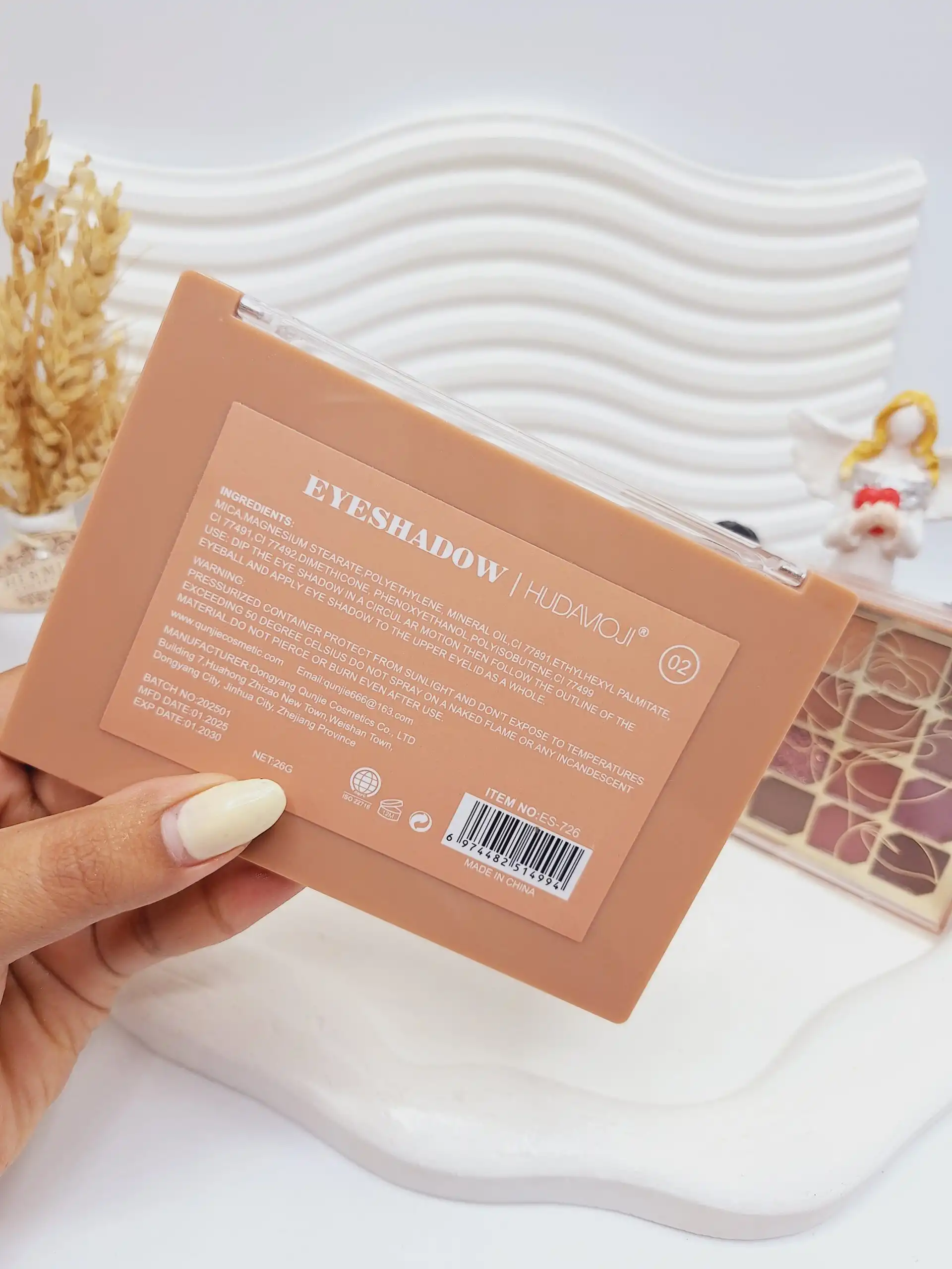 پالت سایه چشم 24 رنگ HUDAMOUT کد 726