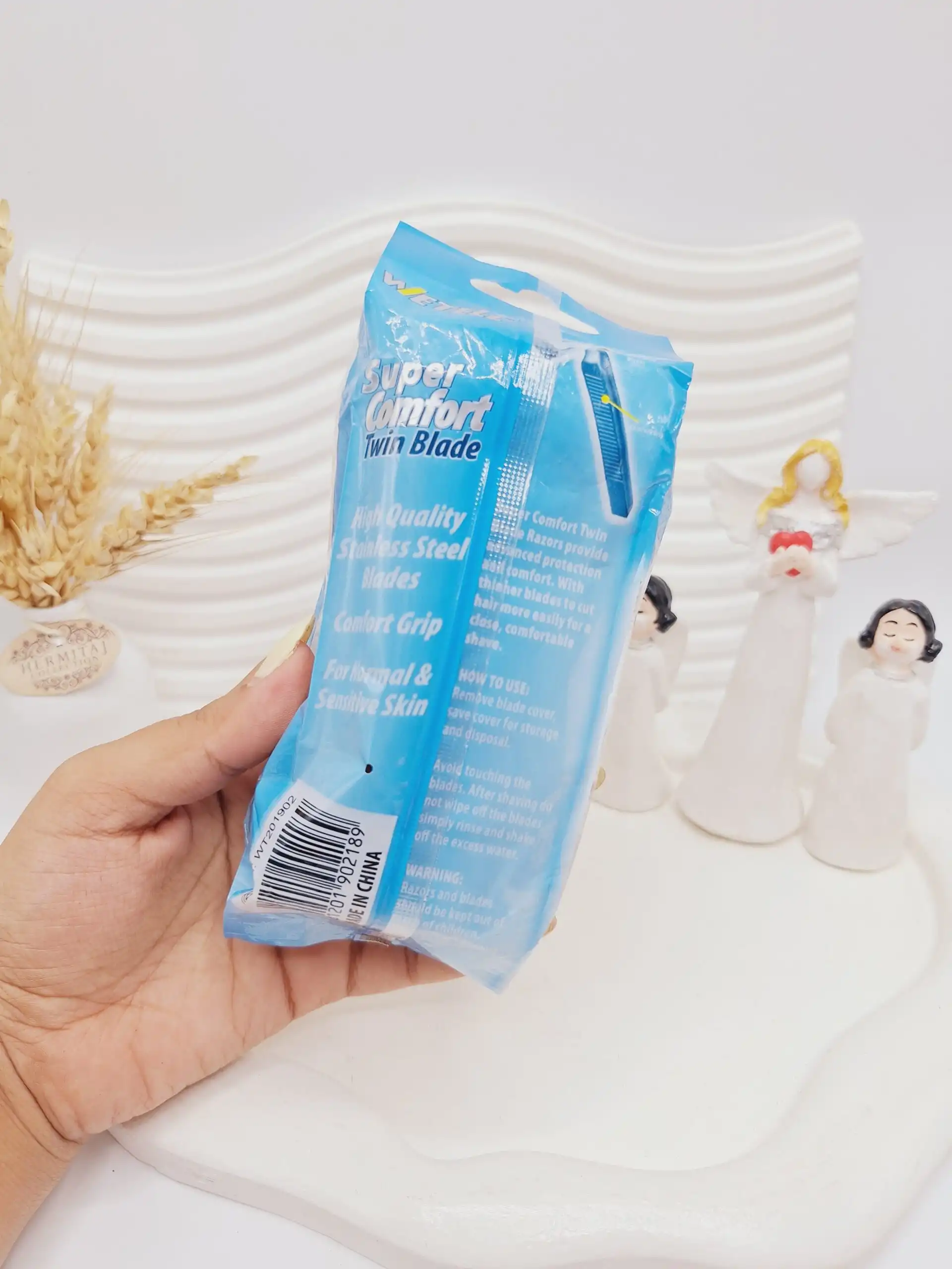 ژیلت مردانه 2 لبه 10عددی کد 201902