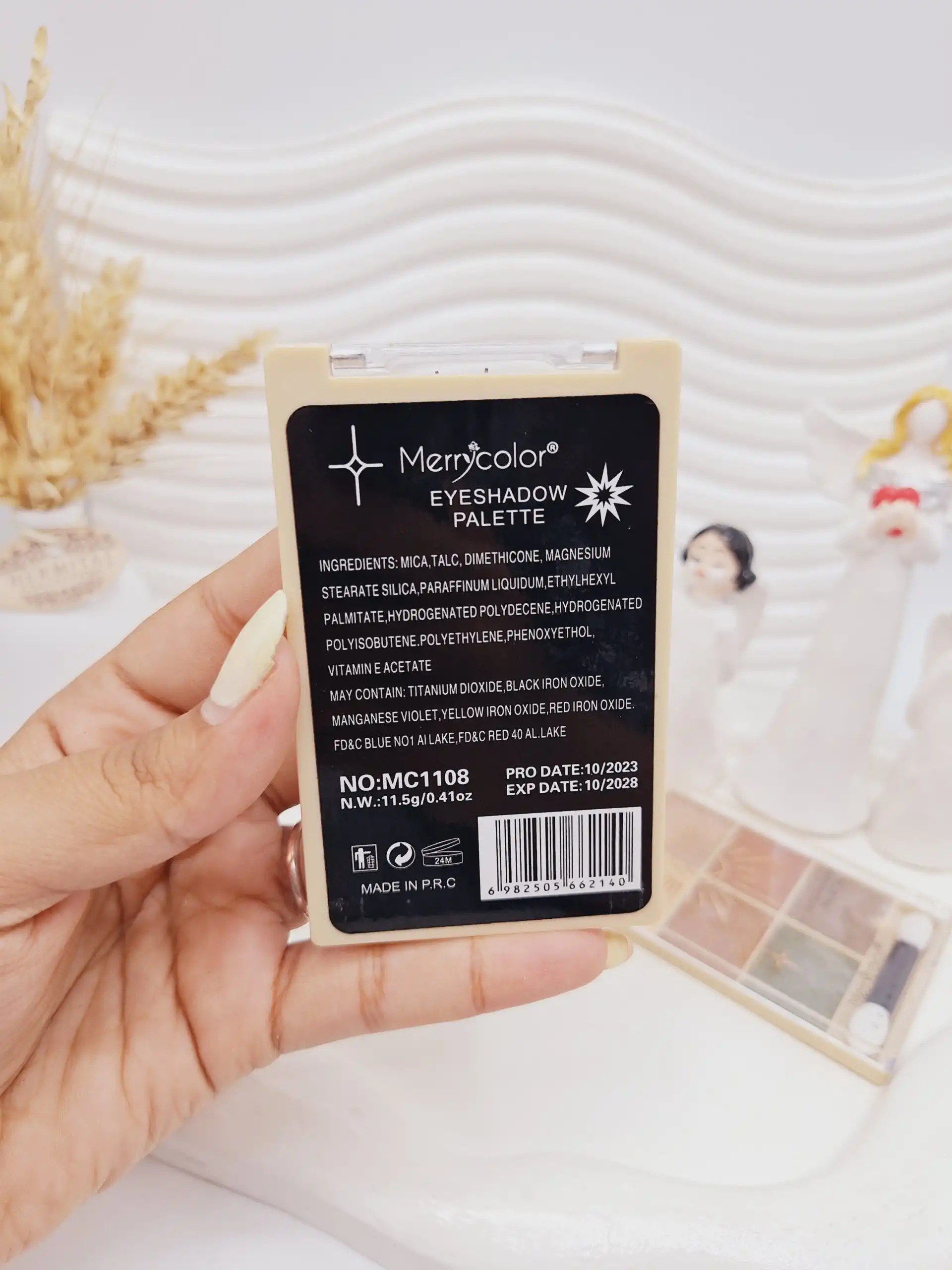 پالت سایه 6 رنگ خورشیدی Merycolor کد 1108