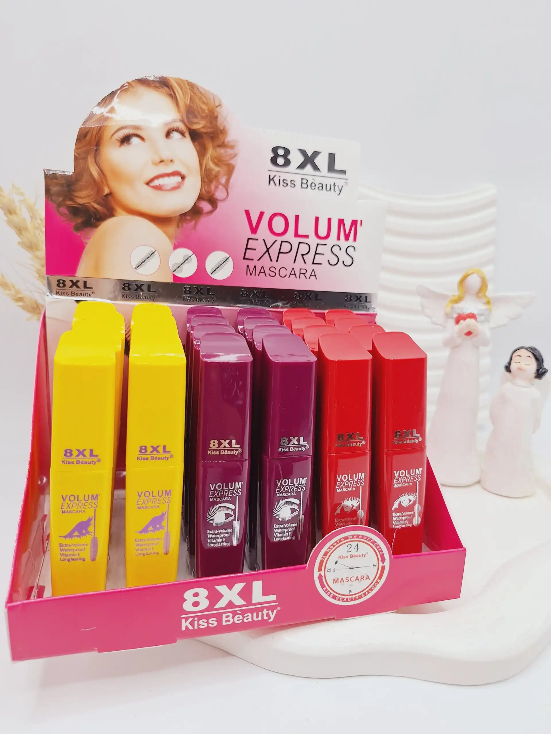 ریمل فر کننده حجم دهنده بلند کننده ضد آب 8XL برند VOLUM EXPRESS کد 9092
