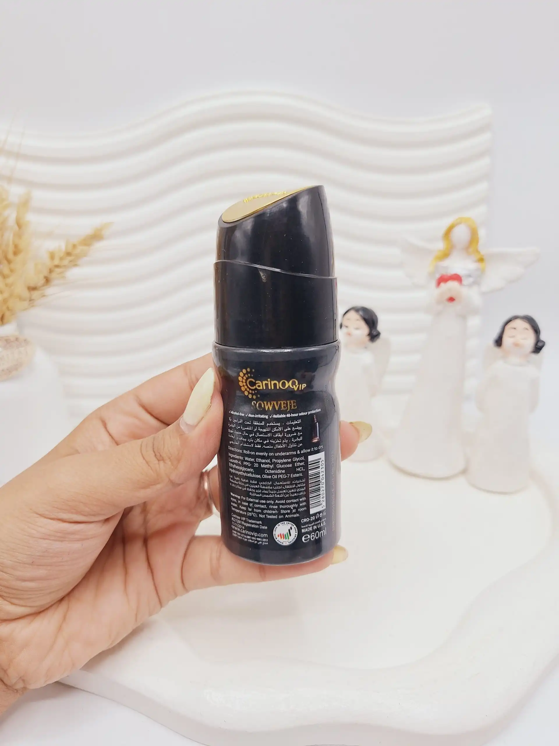 مام رولی ضد تعریق SOWVEJE حجم 60 میل برند کارینو کد 2305