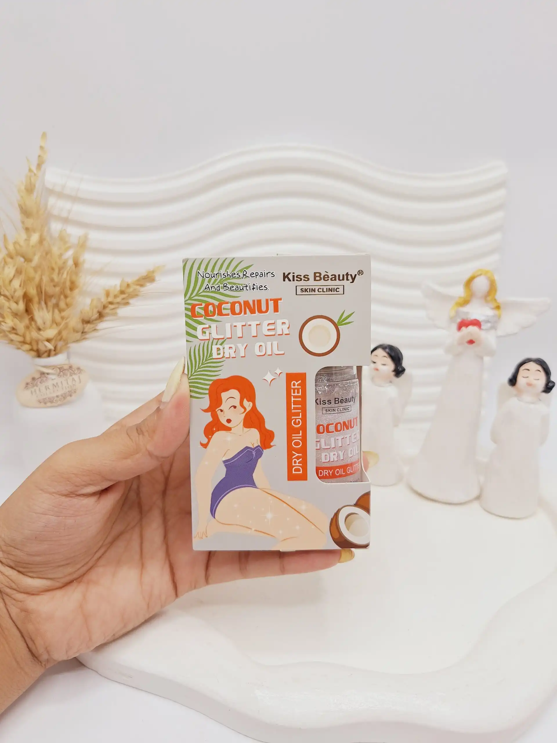 اسپری روغن و شاین بدن با ماندگاری بالا برند کیس بیوتی کد 69211