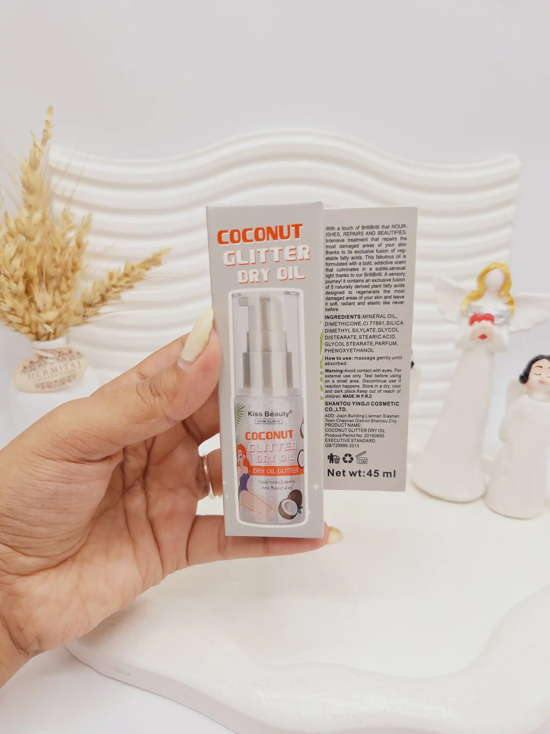 اسپری روغن و شاین بدن با ماندگاری بالا برند کیس بیوتی کد 69211