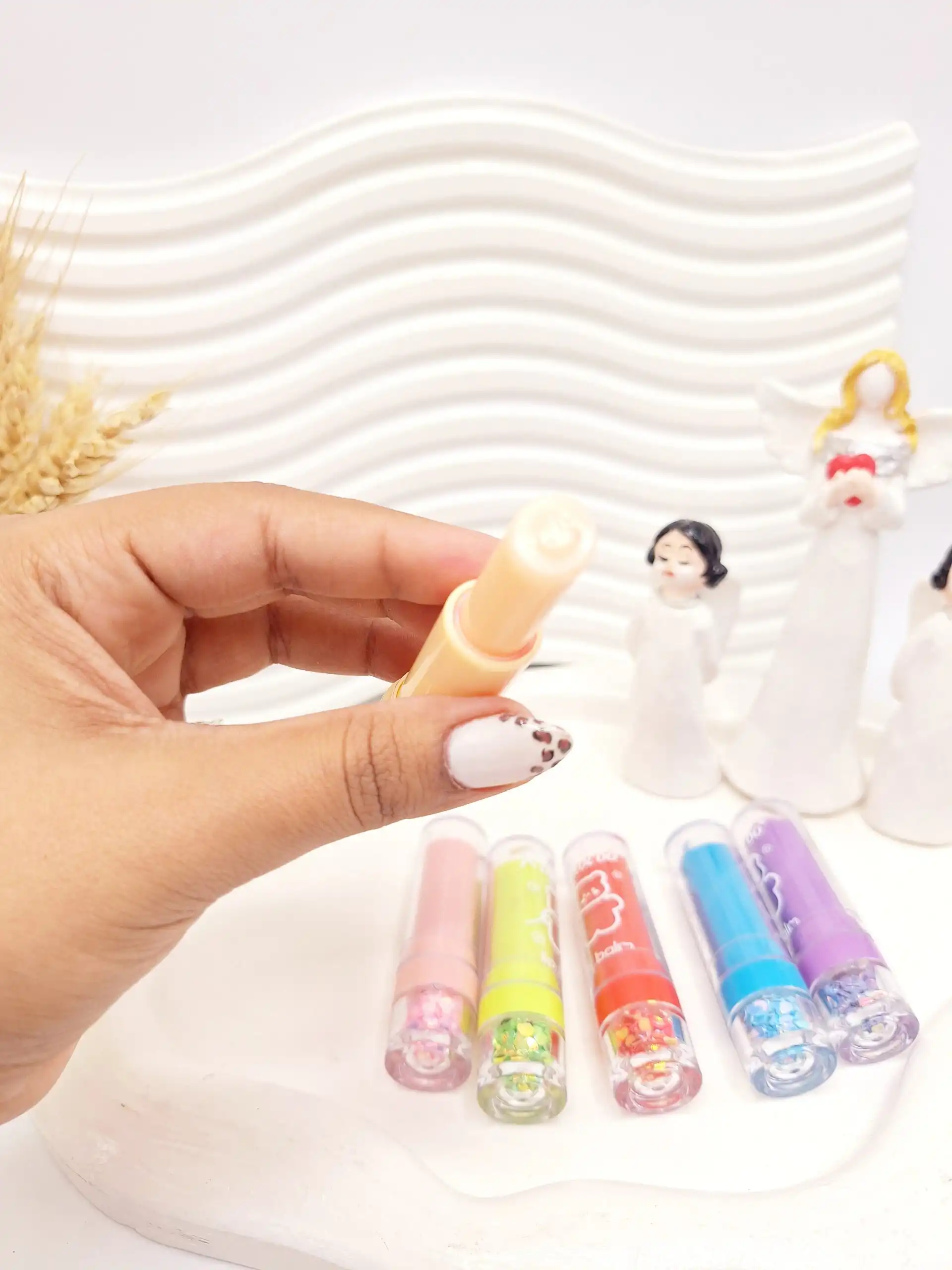 بالم لب پوکه شیشه خرسی بانمک برند Rimocoo کد 1406