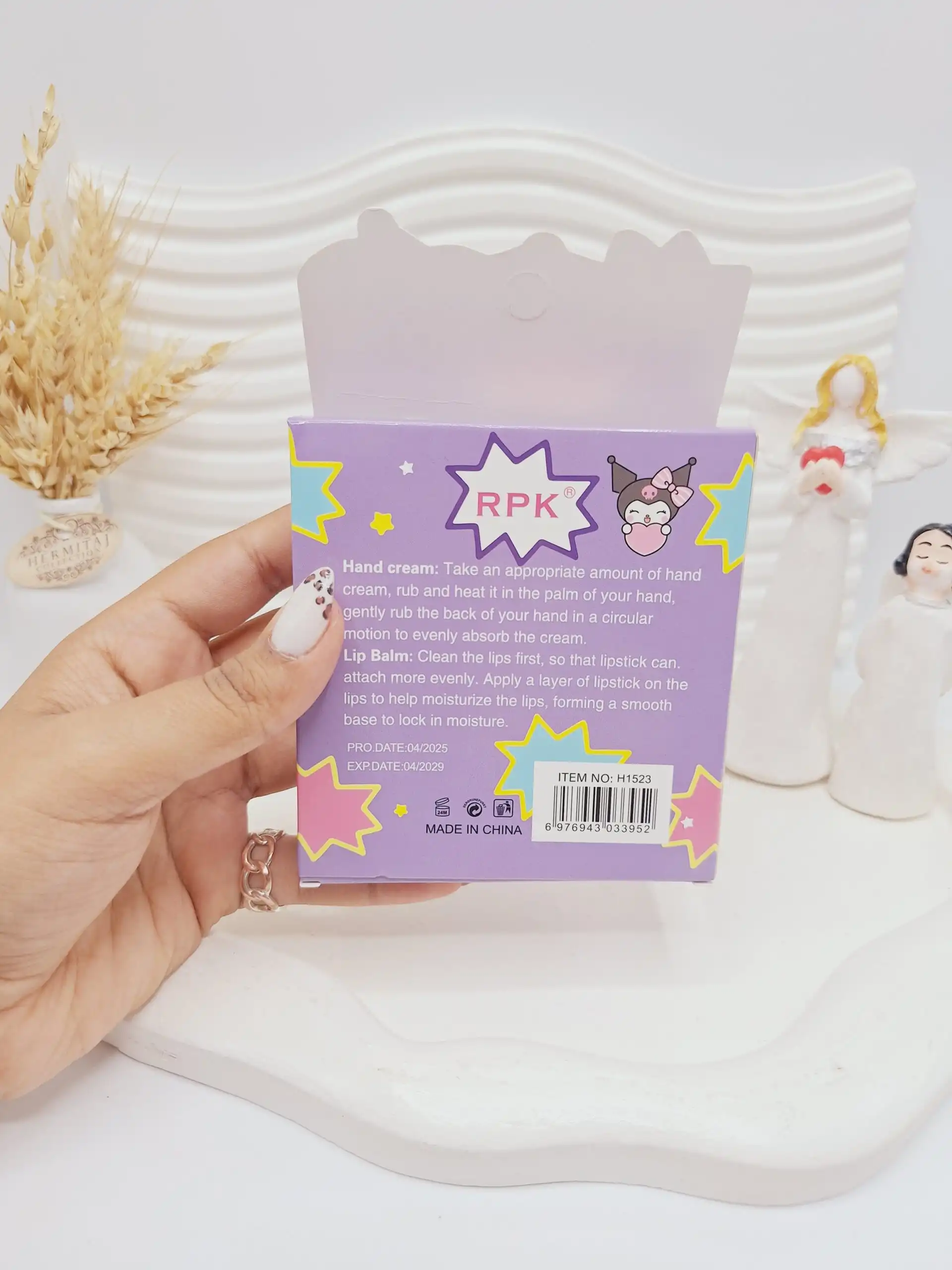 پک کرم دست و بالم لب از برند RPK کرومی کد 1523