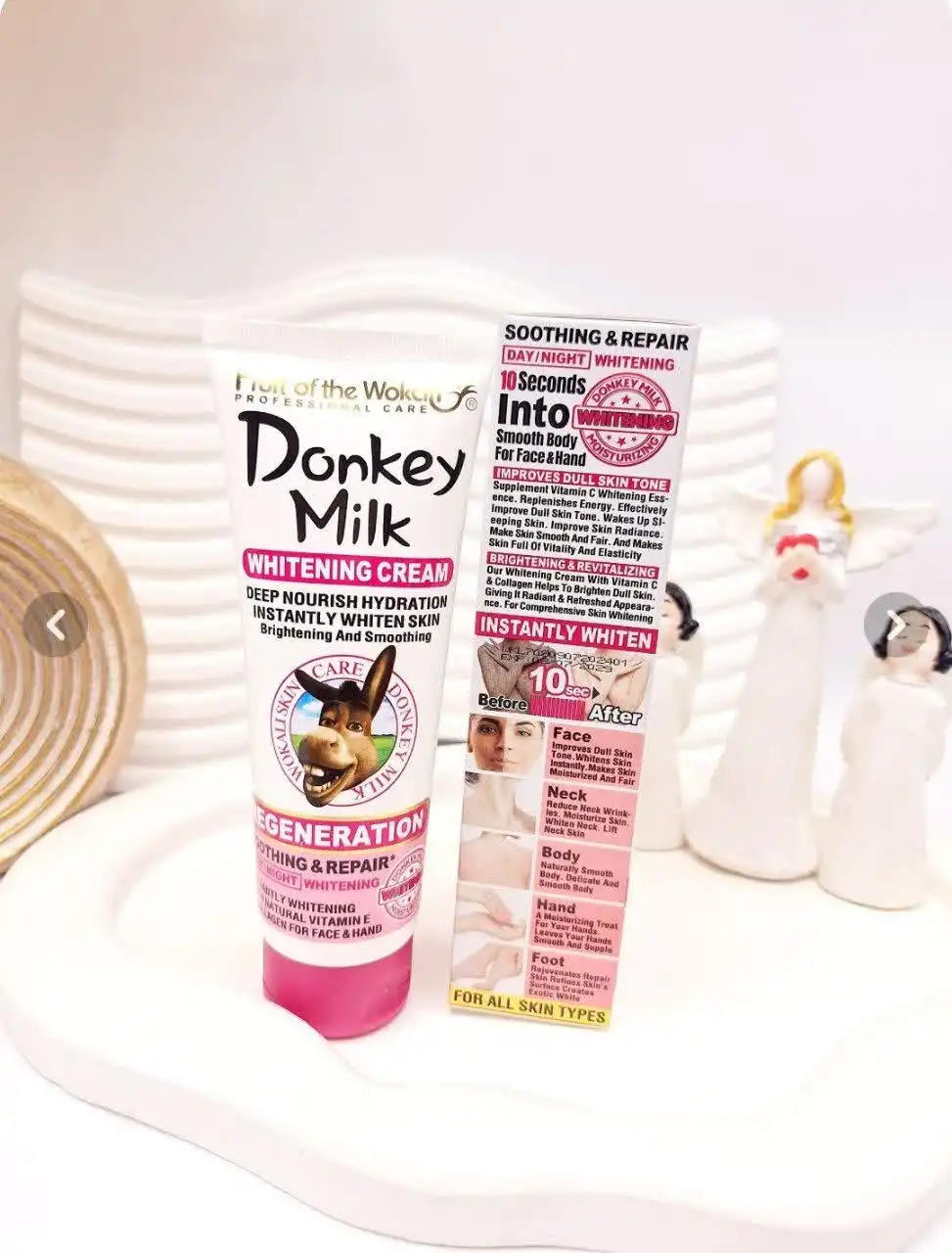 کرم سفید کننده شیر الاغ برند وکالی کد 3130 (کارتن صورتی)