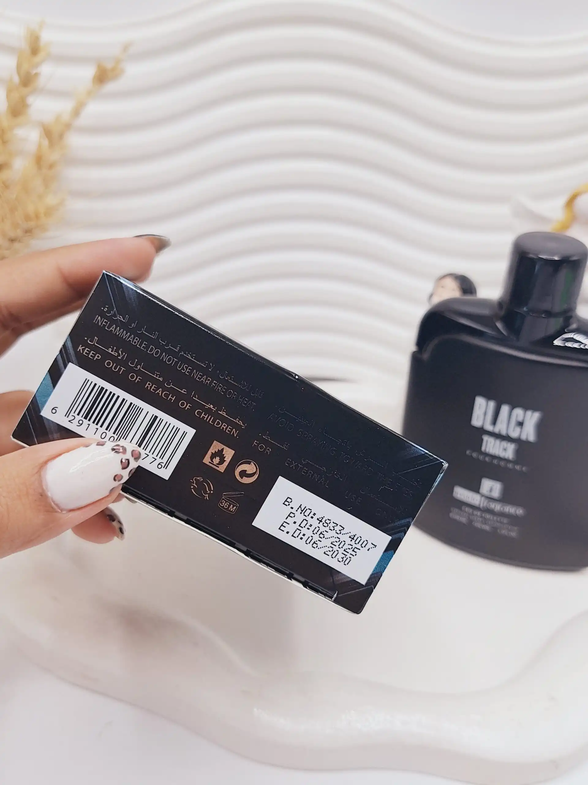 ادکلن مردانه BLACK TRACK حجم 100 میل امارات کد 0776