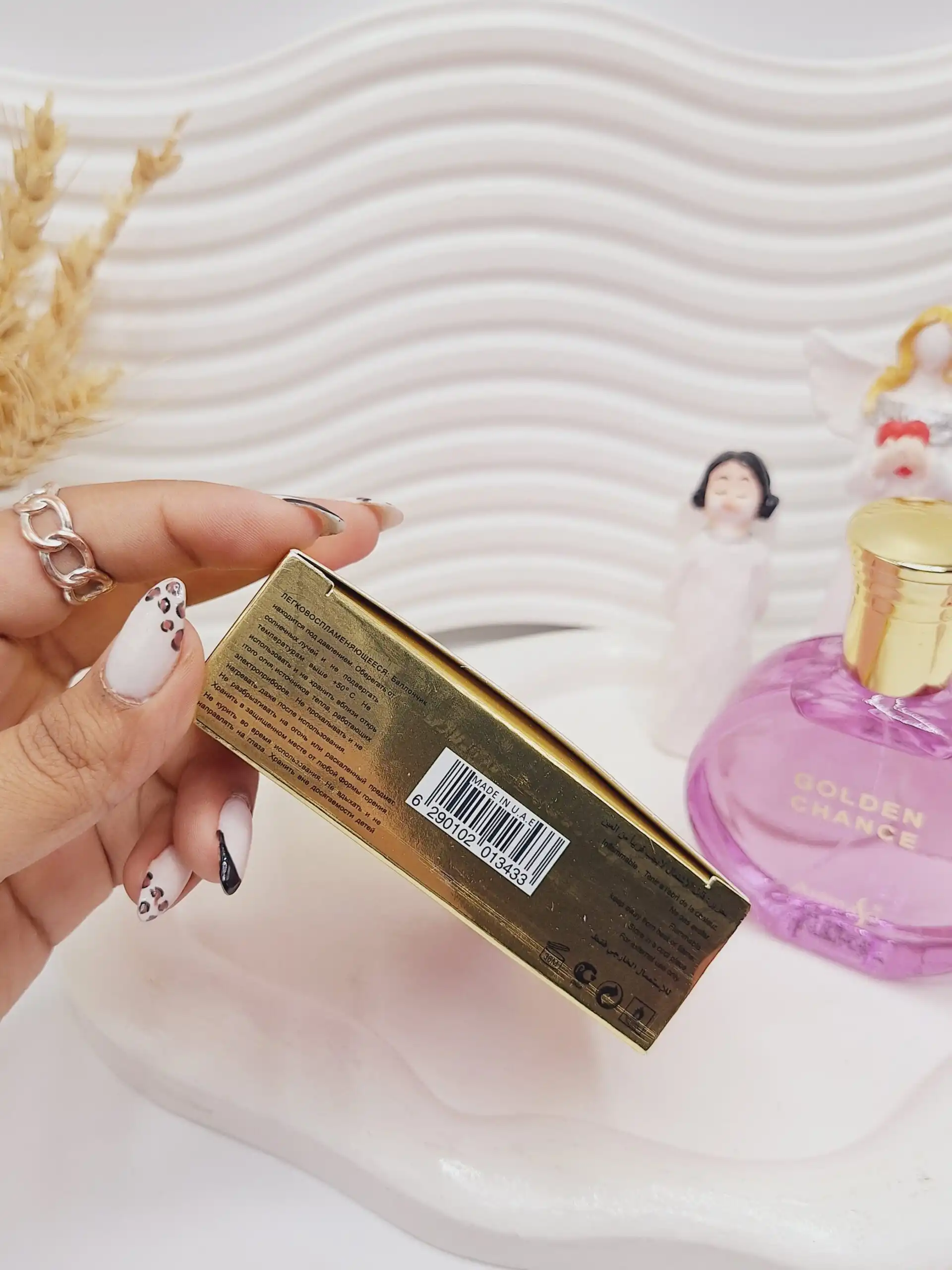 ادکلن زنانه GOLDEN CHANCE حجم 100 میل ساخت امارات کد 3433