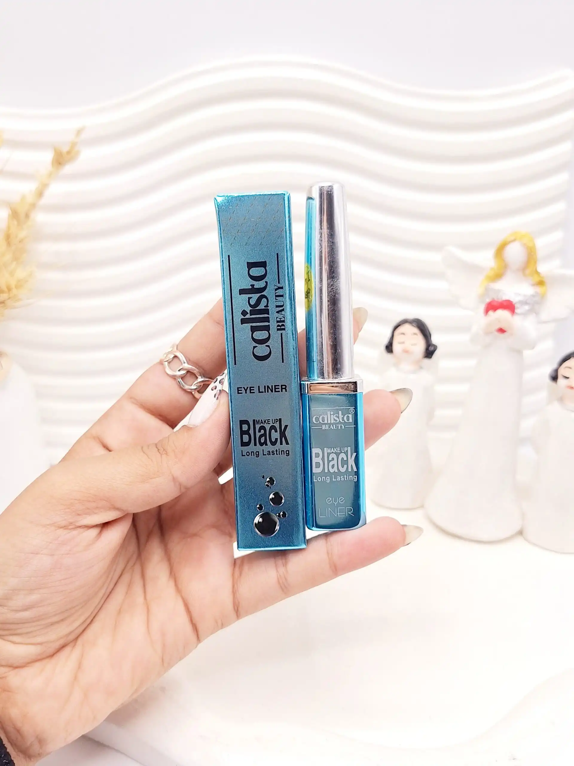 خط چشم مشکی مایع مدل کوزه ای برند کالیستا کد 5138