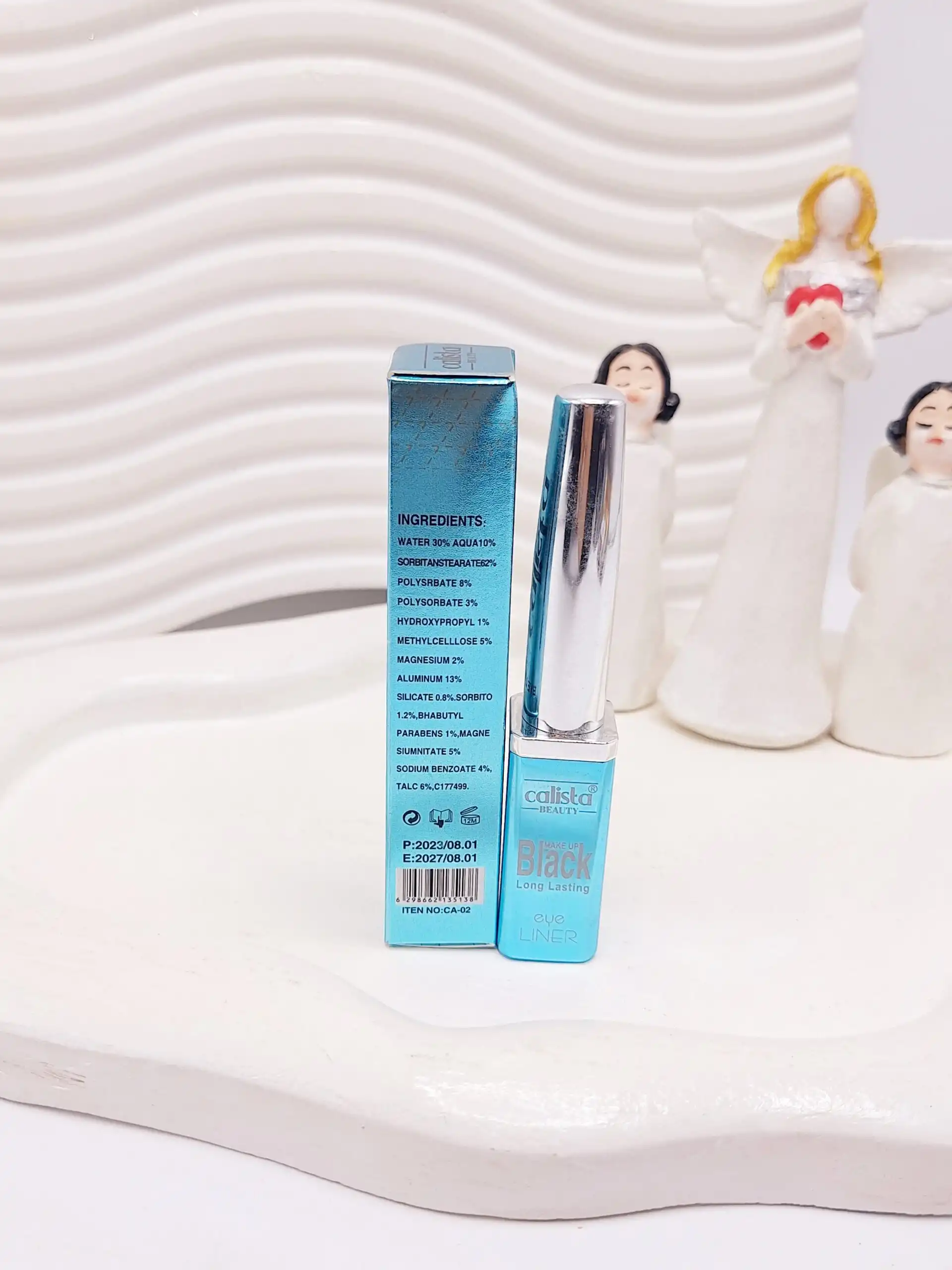 خط چشم مشکی مایع مدل کوزه ای برند کالیستا کد 5138