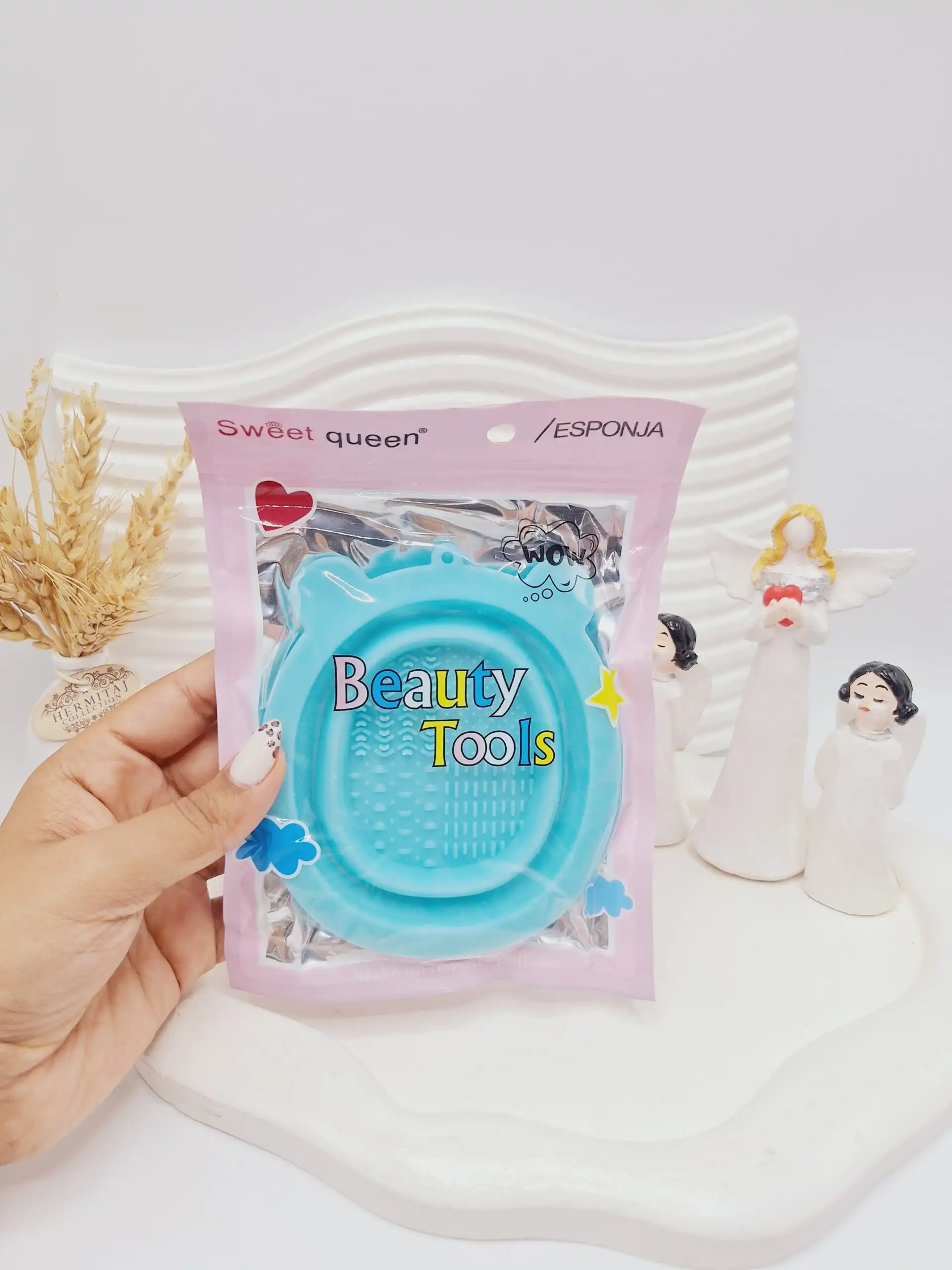 وان براش و پد شور سیلیکونی Beauty Tools کد 4636