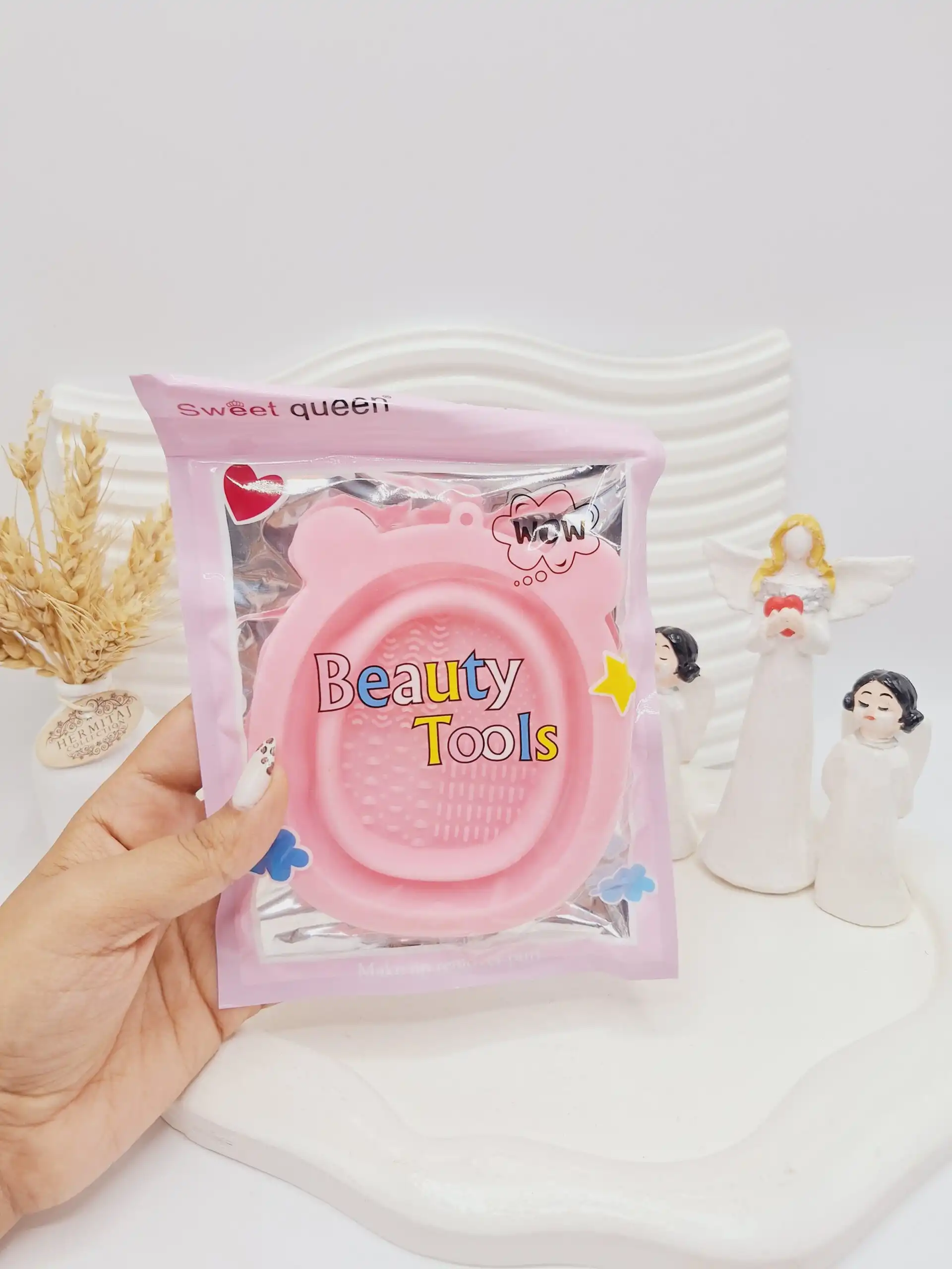 وان براش و پد شور سیلیکونی Beauty Tools کد 4636