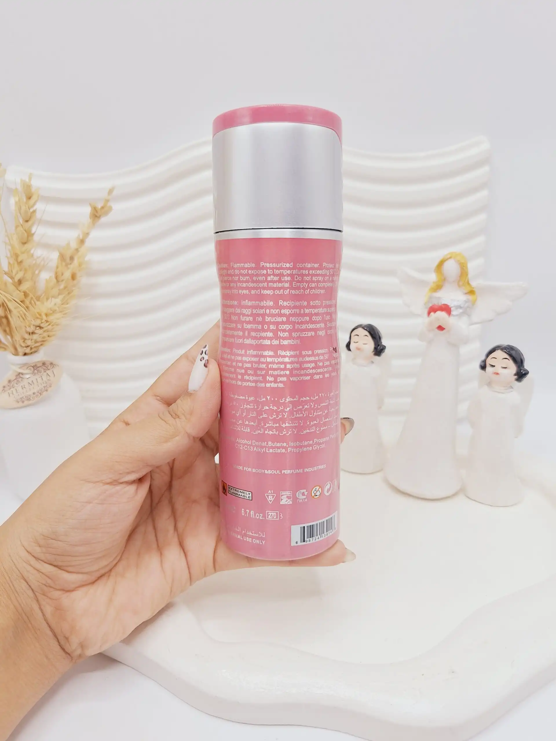 اسپری خوشبو کننده بدن ESKODA PINK حجم 200 میل کد 3914