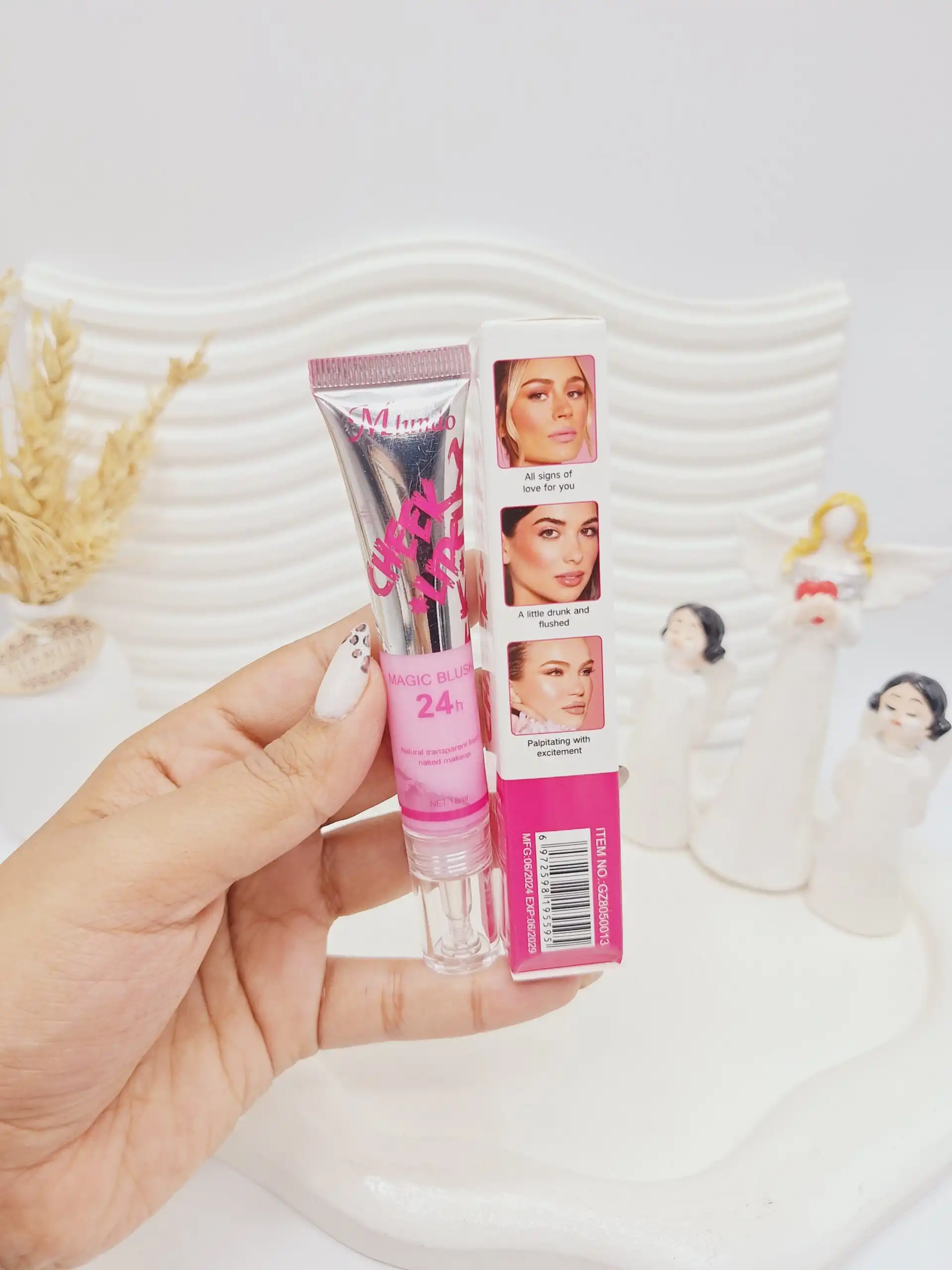 رژگونه حرارتی جادویی میلاندو اورجینال کد 5595