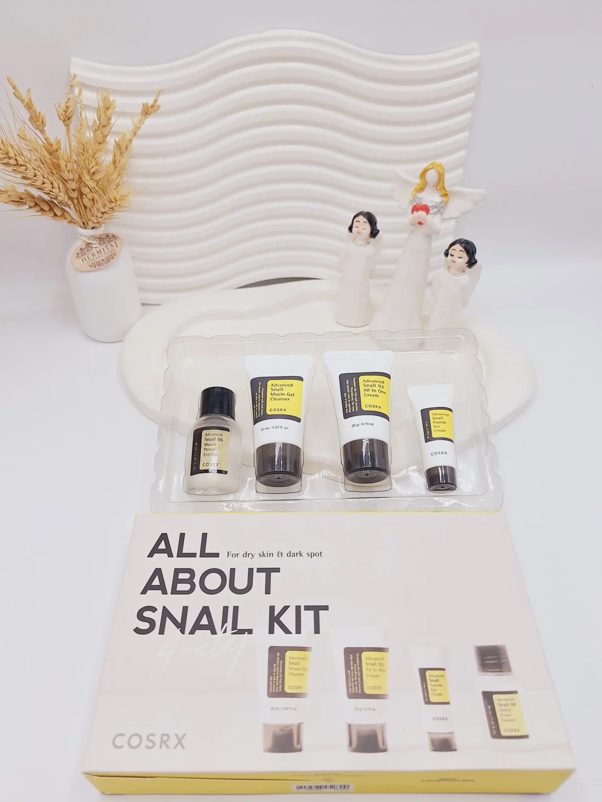 کیت ترمیم کننده پوست 4 مرحله ای حلزون کوزارکس 2800