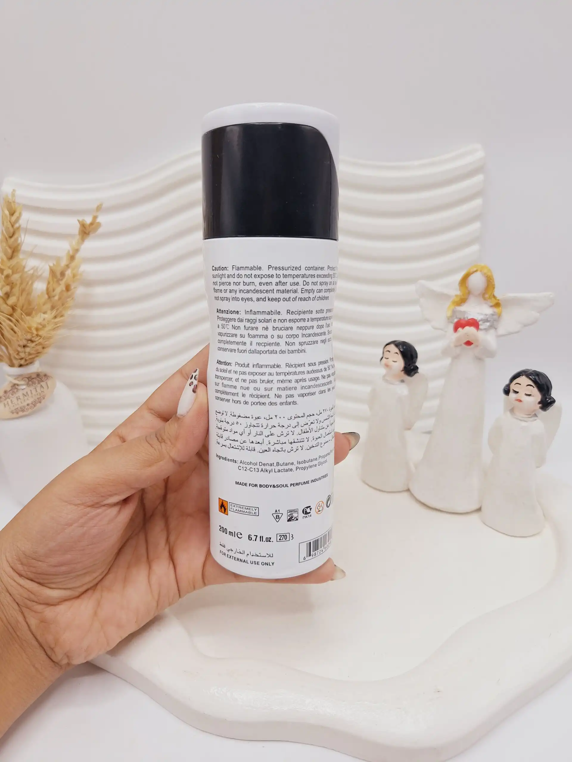 اسپری خوشبو کننده بدن EXPLORE حجم 200 میل کد 0098 (بدنه مشکی)