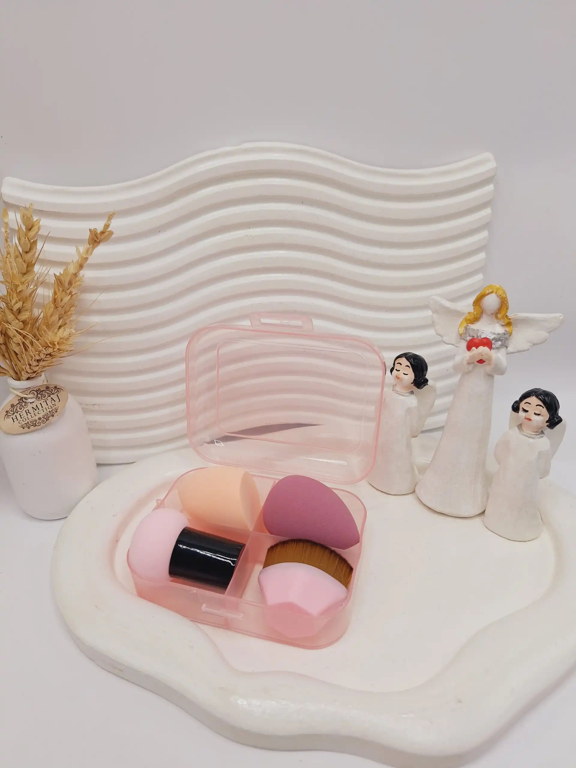 باکس جعبه ای بیوتی بلندر و براش (صورتی)