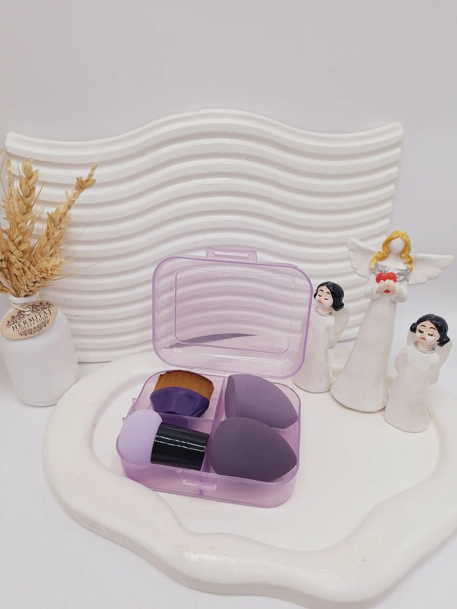 باکس جعبه ای بیوتی بلندر و براش (بنفش)