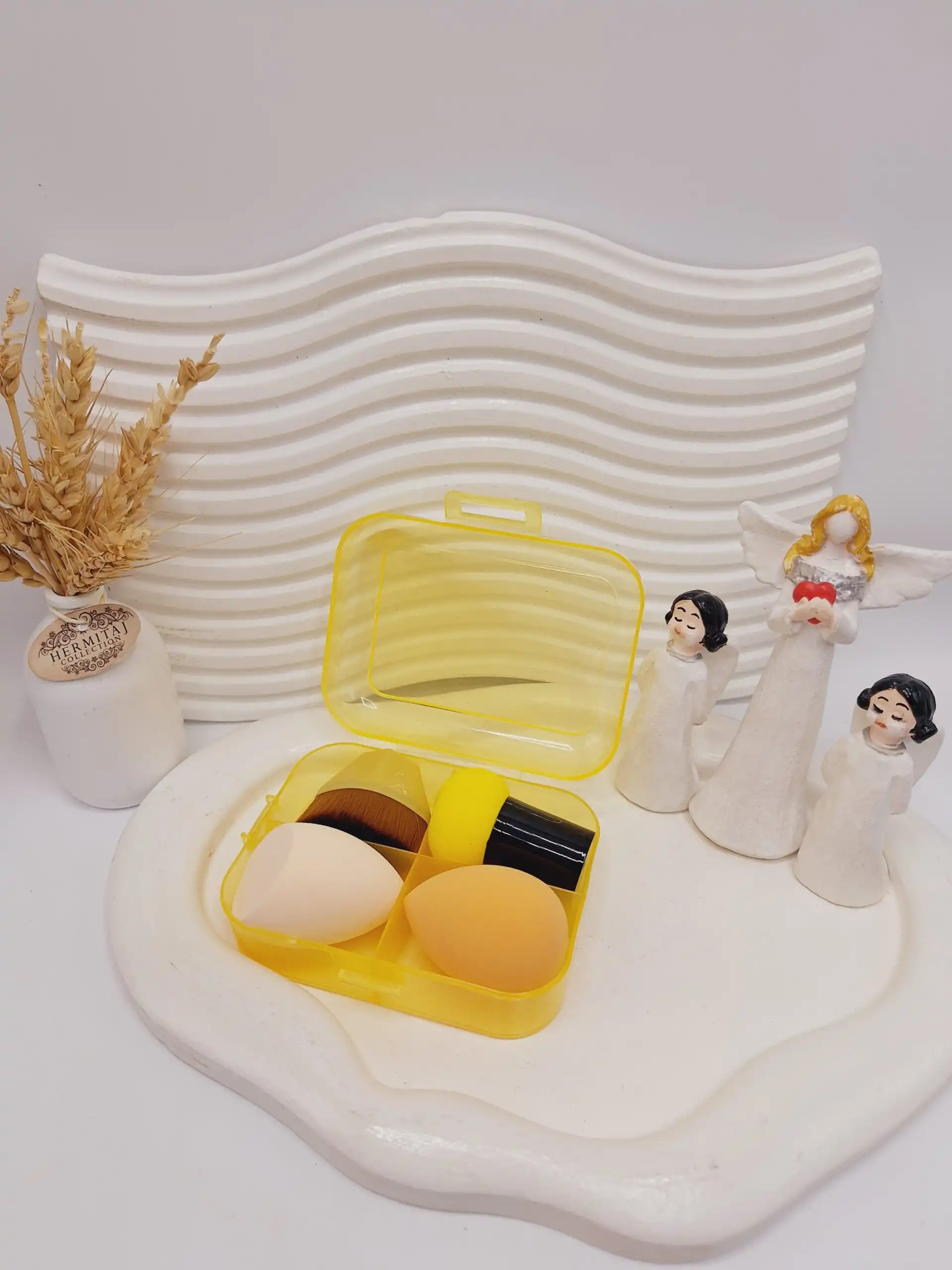 باکس جعبه ای بیوتی بلندر و براش (زرد)