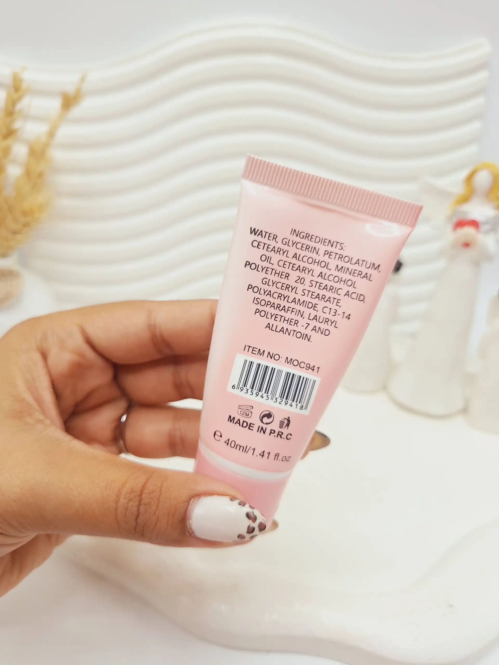 کرم دست کیتی صورتی حجم 40 میل برند Mocallure کد 941