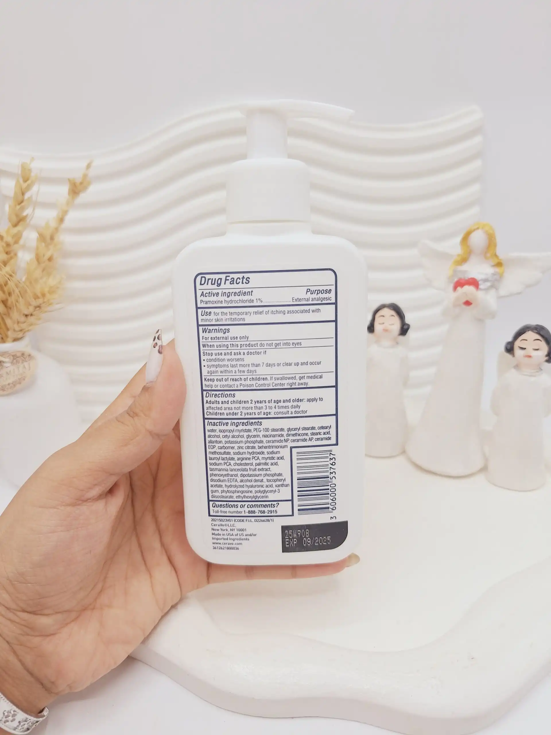 لوسیون و کرم مرطوب کننده و ضد خارش سراوی Cerave حجم 237 کد7637 (های کپی امارات)