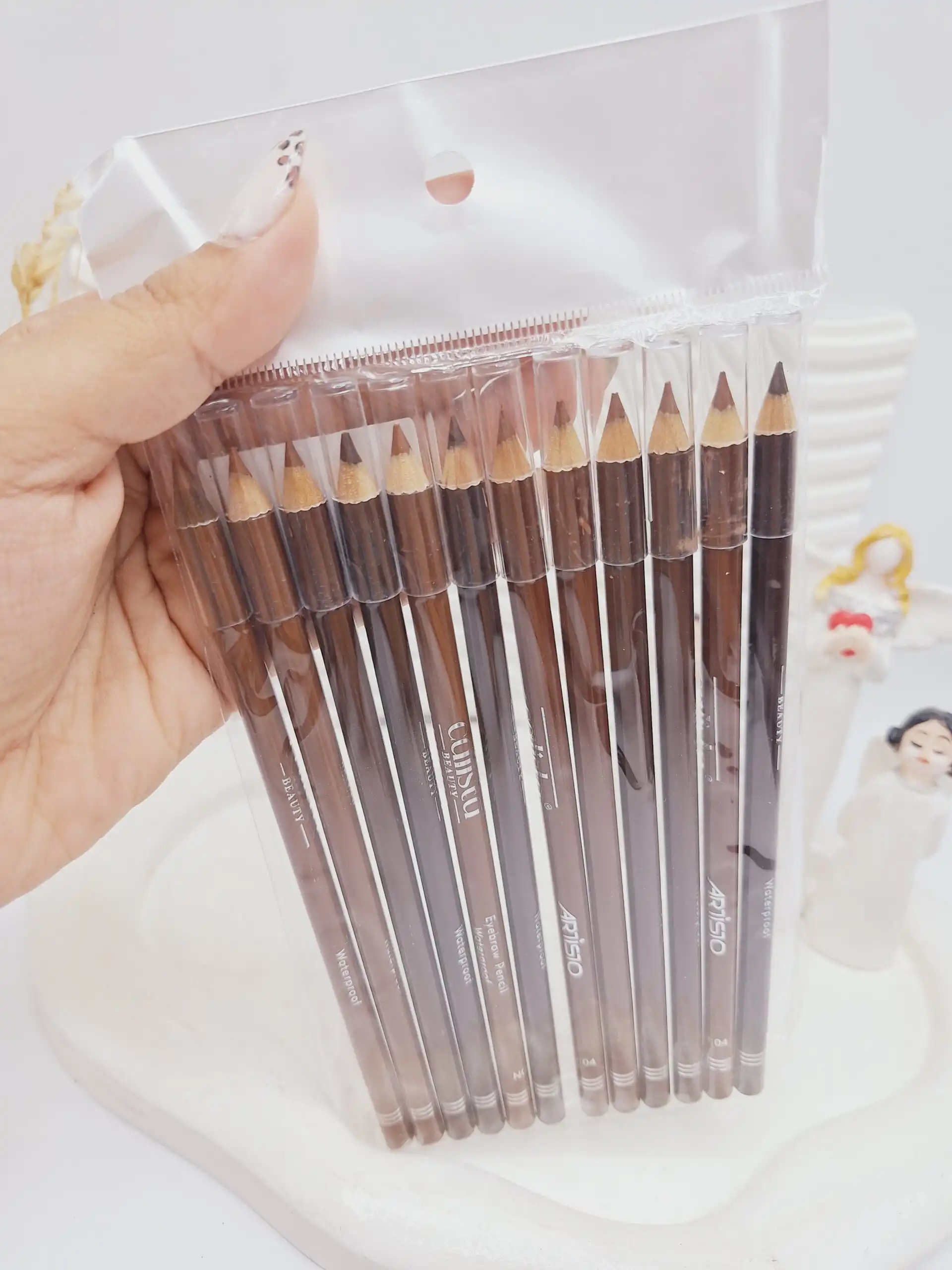 پک 12 عددی مداد ابرو کالیستا calista