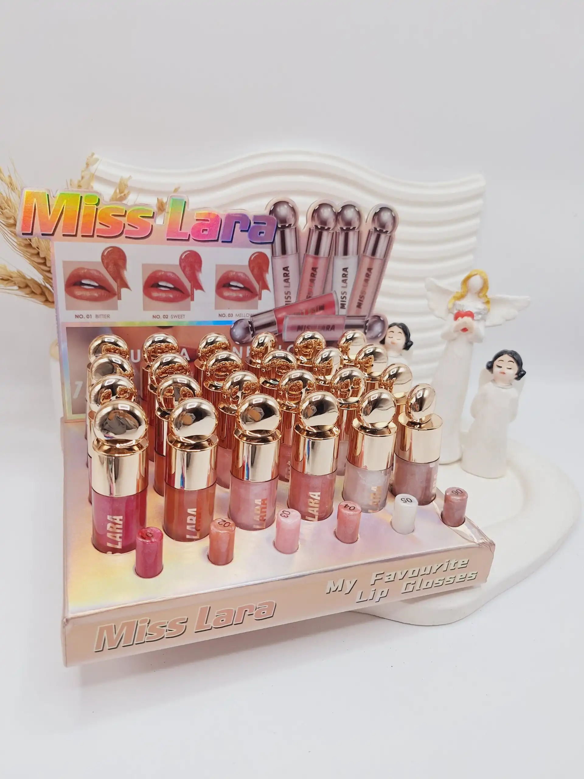 لیپ گلاس شاین دار برند میس لارا کد 224