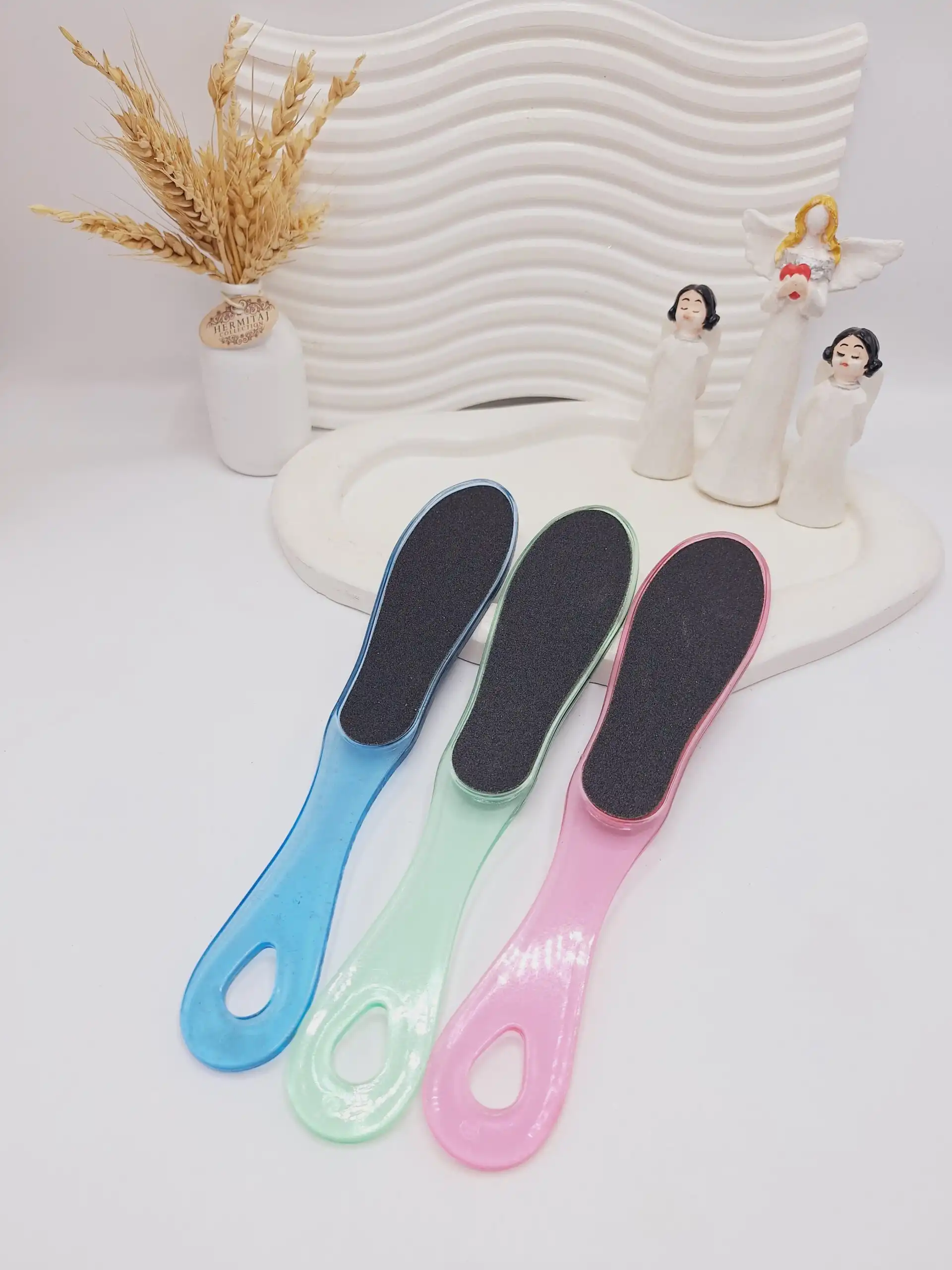 سوهان پاشنه پا مدل شیشه ای