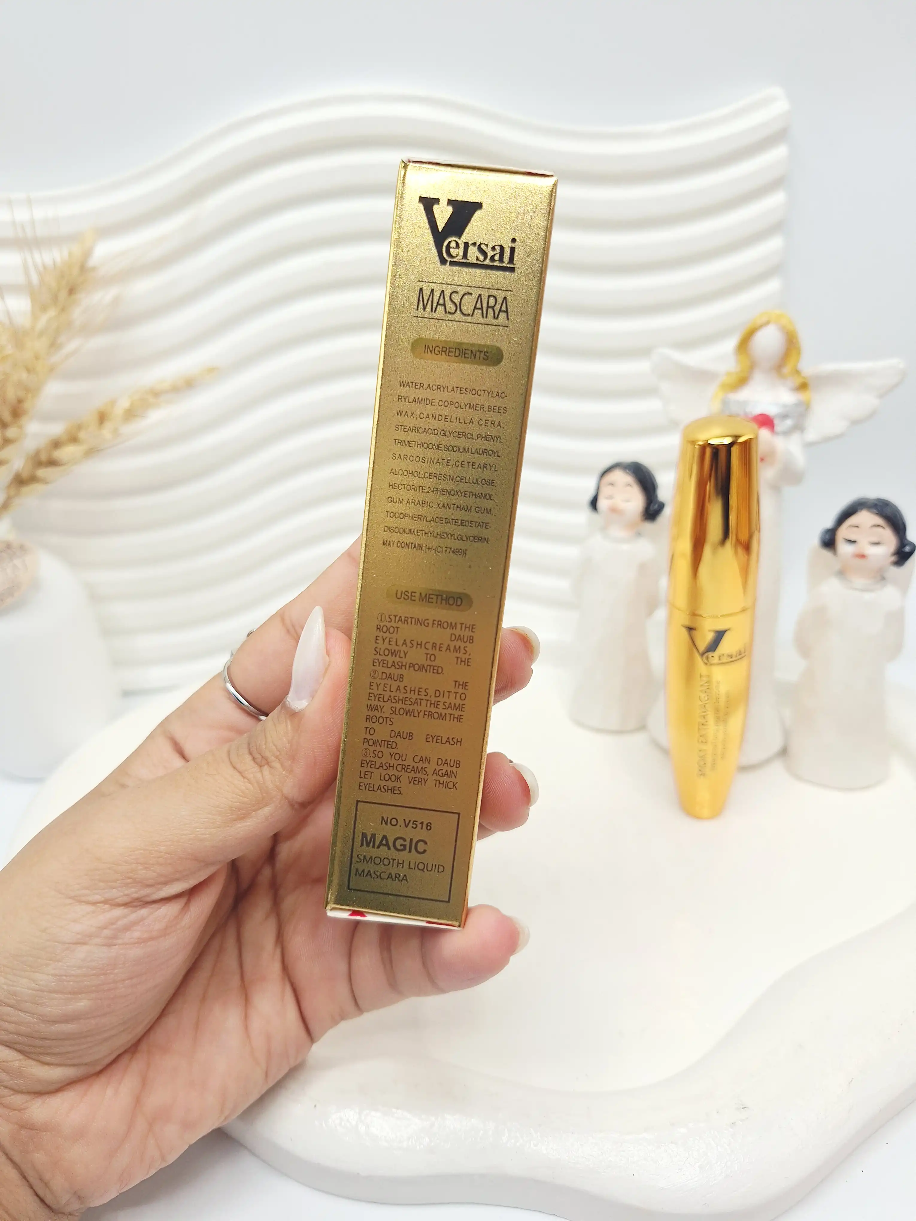 ریمل گیاهی حجم دهنده ورسای 9D کد 4658