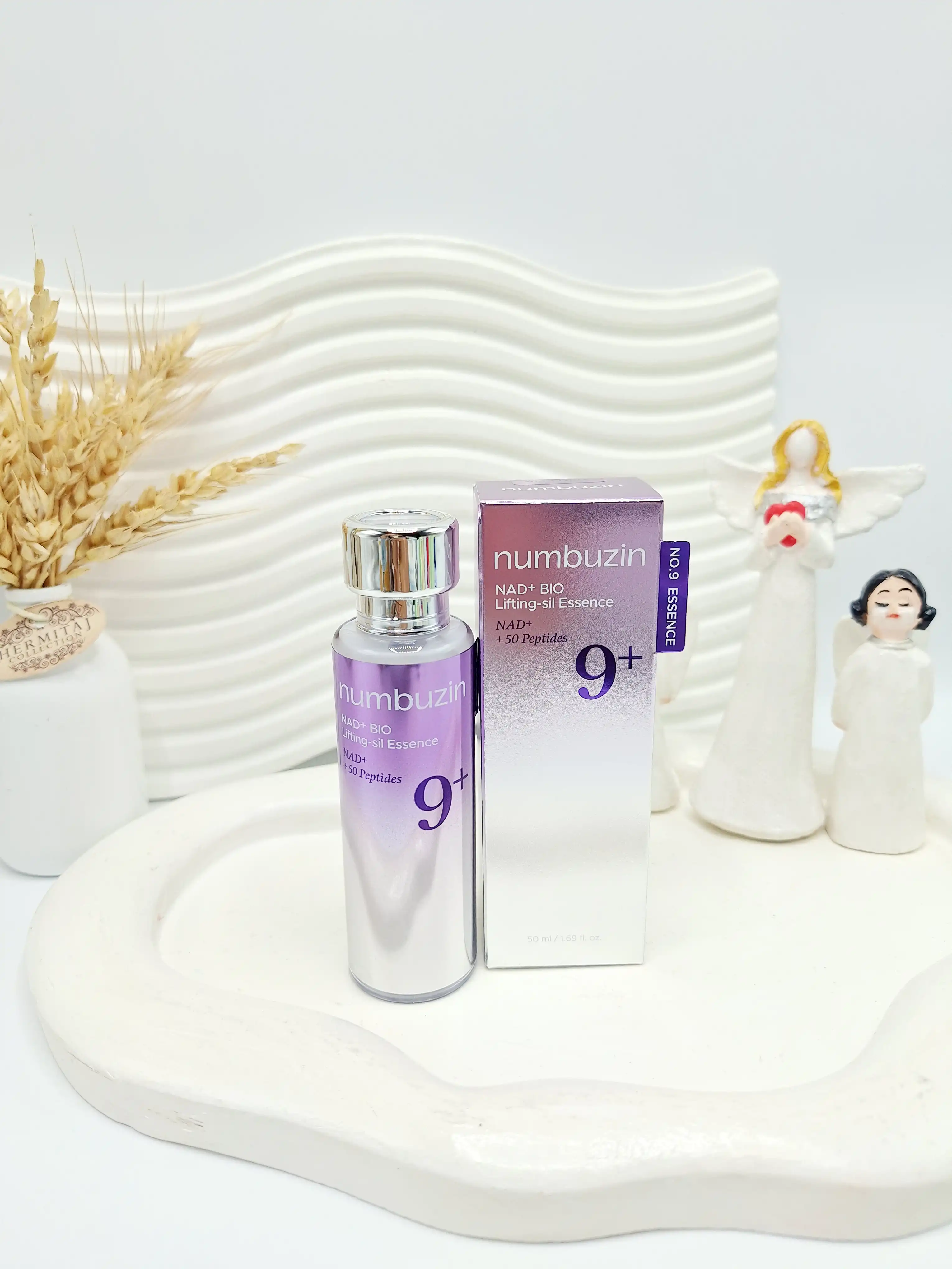 سرم لیفتینگ نامبوزین شماره 9 پلاس اورجینال اصل کره مدل NAD+Bio با 50 پپتید حجم 50 میل کد 7639