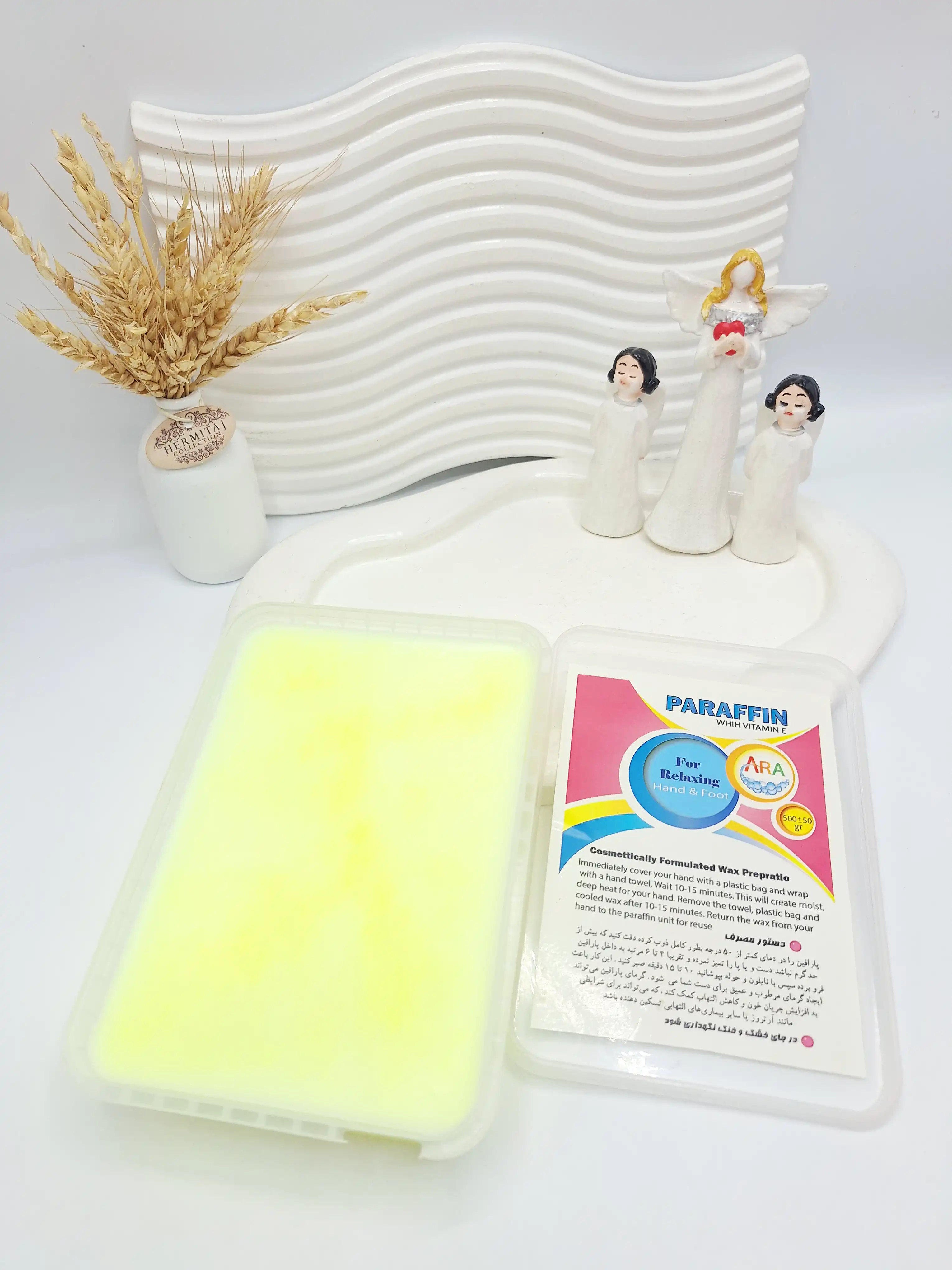 پارافین جامد پدیکور 500 گرمی معطر ARA (رنگ سبز)