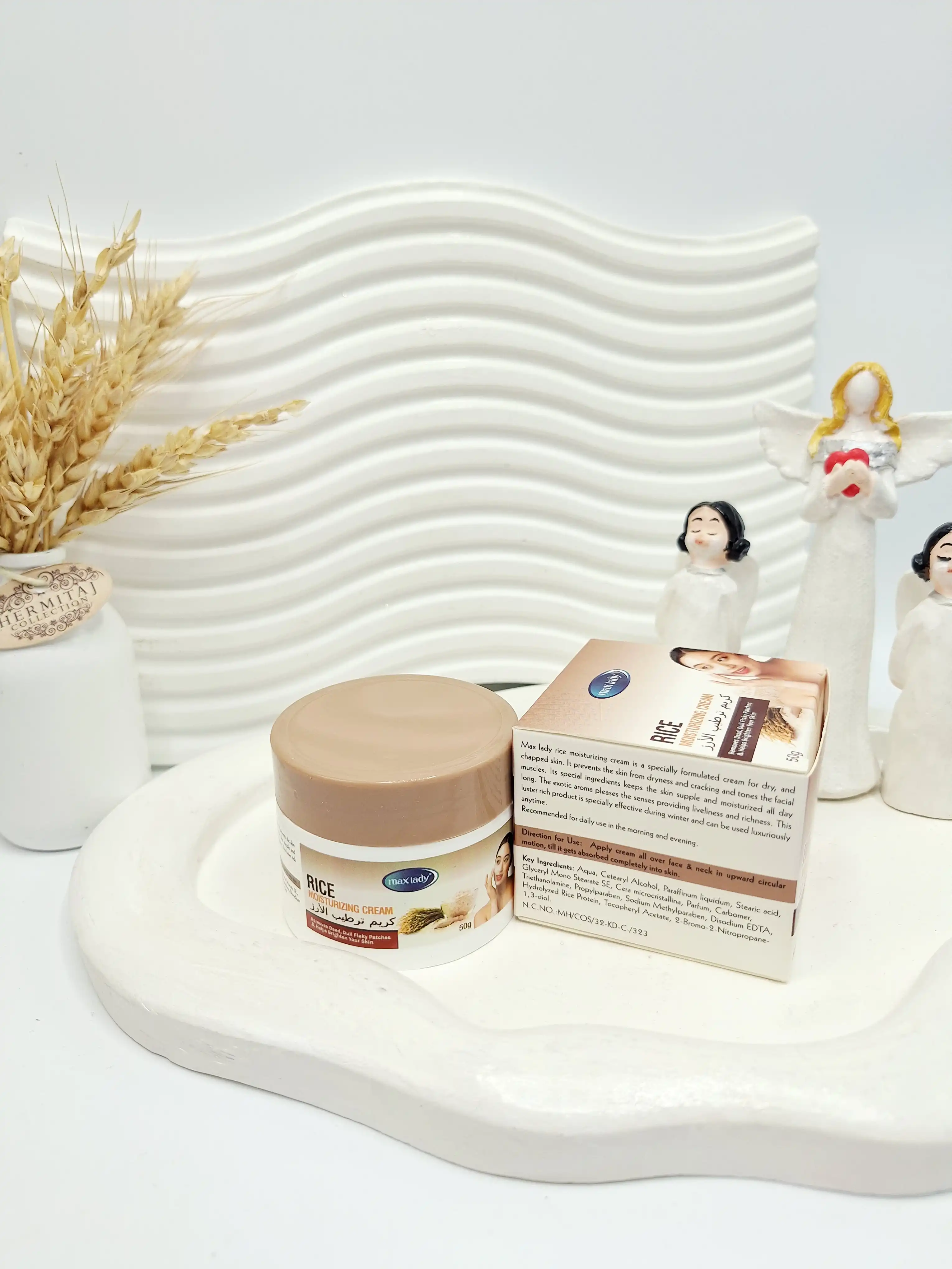 کرم صورت جوانه گندم برنج مکس لیدی کد 5146