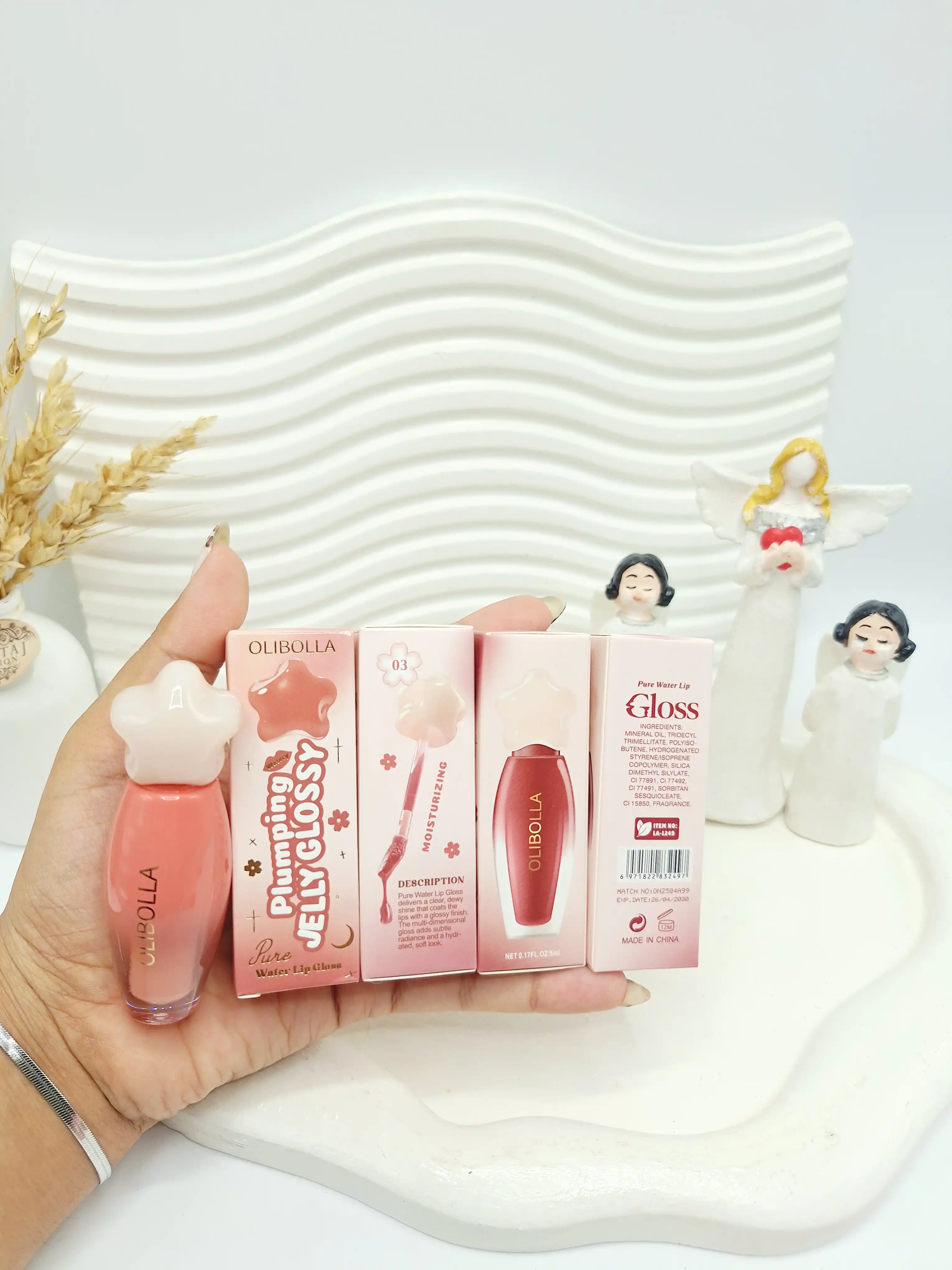 رژ مایع خیس پرطرفدار ستاره OLIBOLLA کد 249