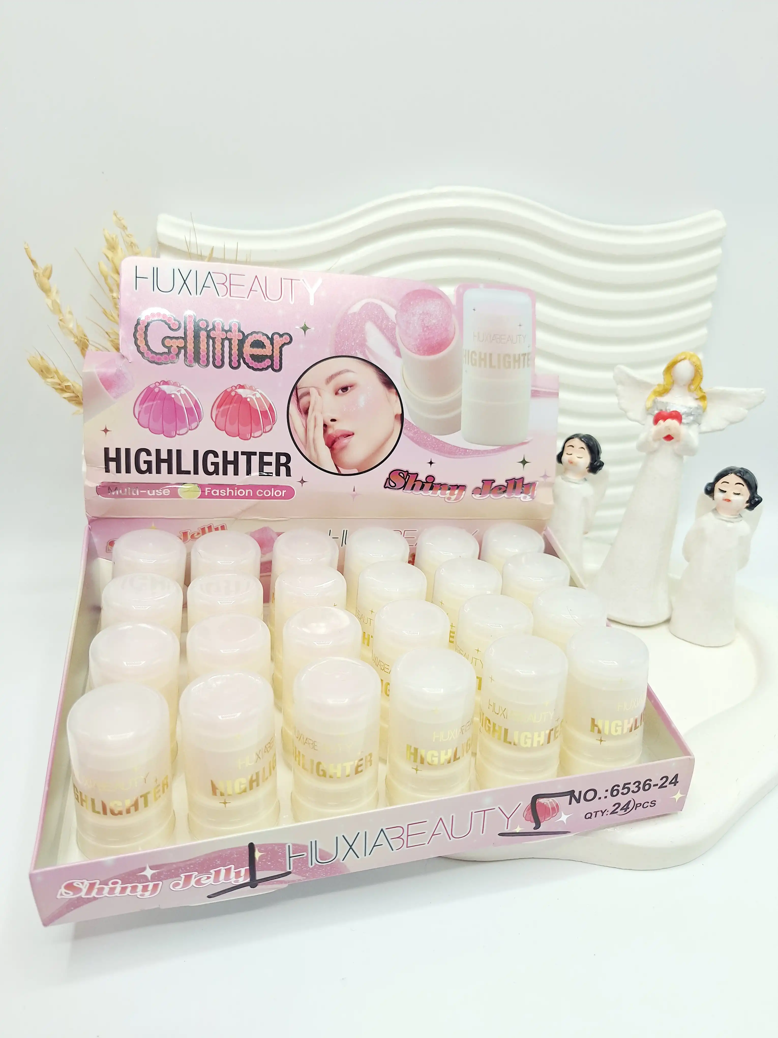 هایلایتر اکلیلی ژله ای برند HUXIAREAUTY کد 6536