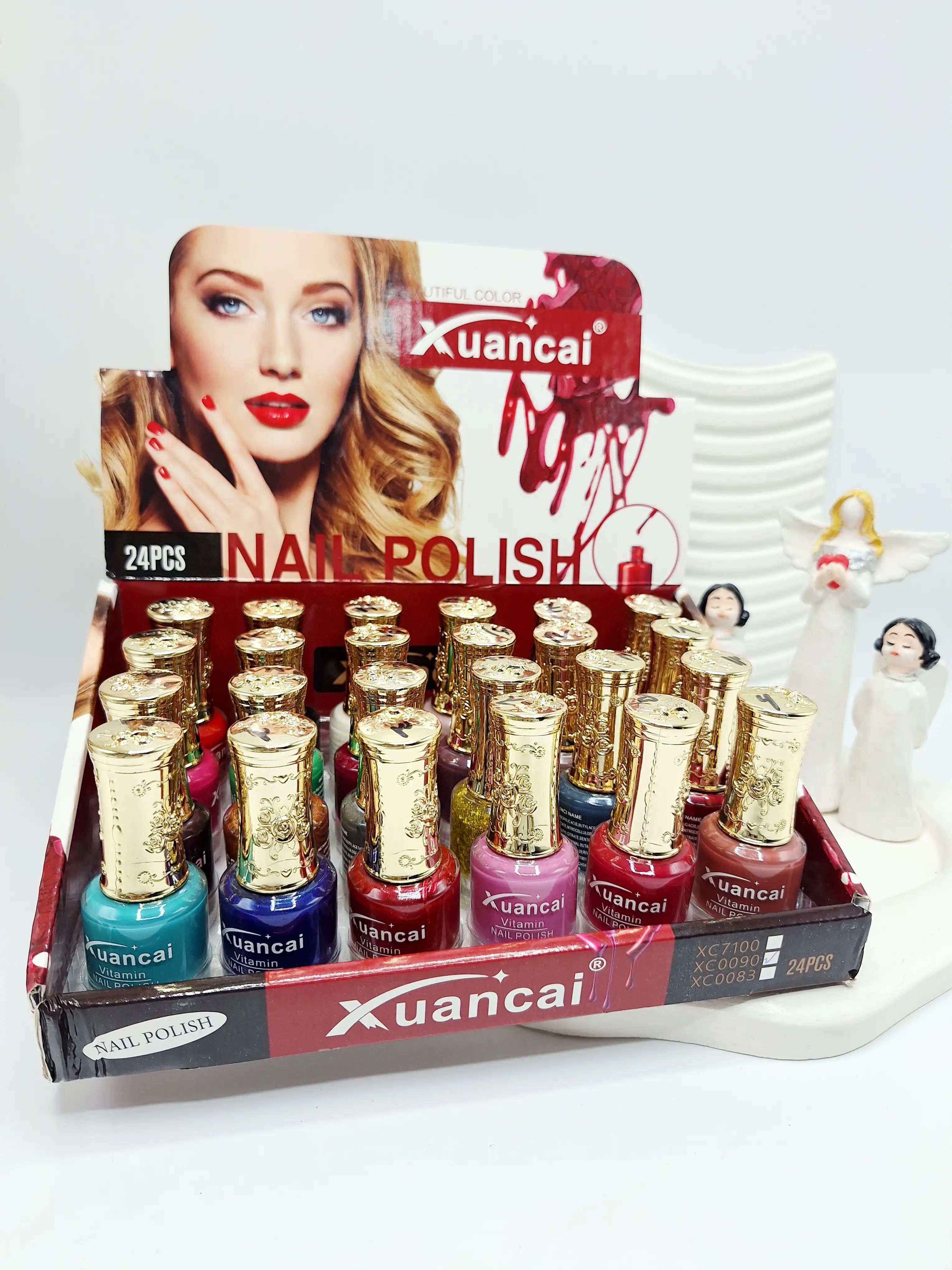 لاک ناخن ساده برنده Xuancai کد 0090