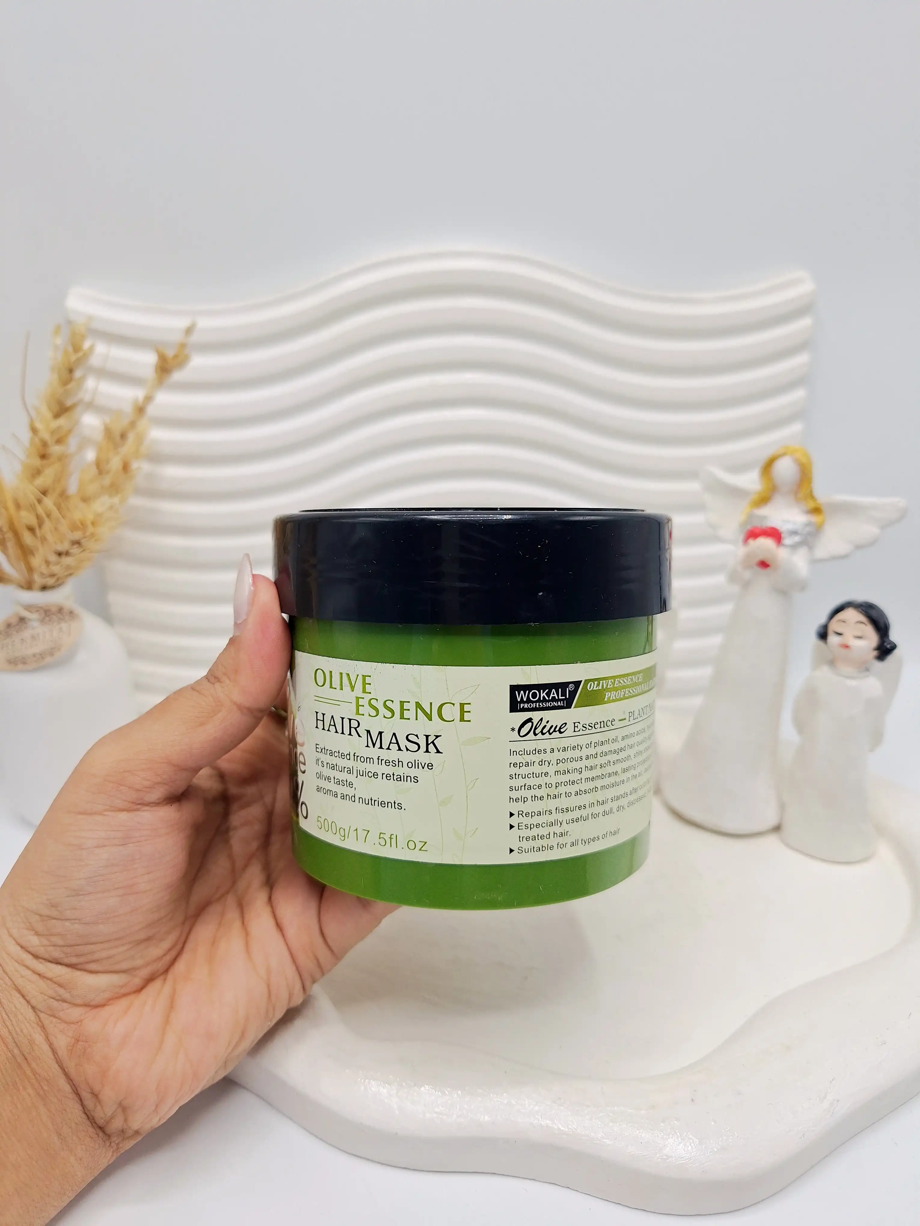 ماسک موی تقویت کننده کاسه ای زیتون حجم 500 گرم کد 9564