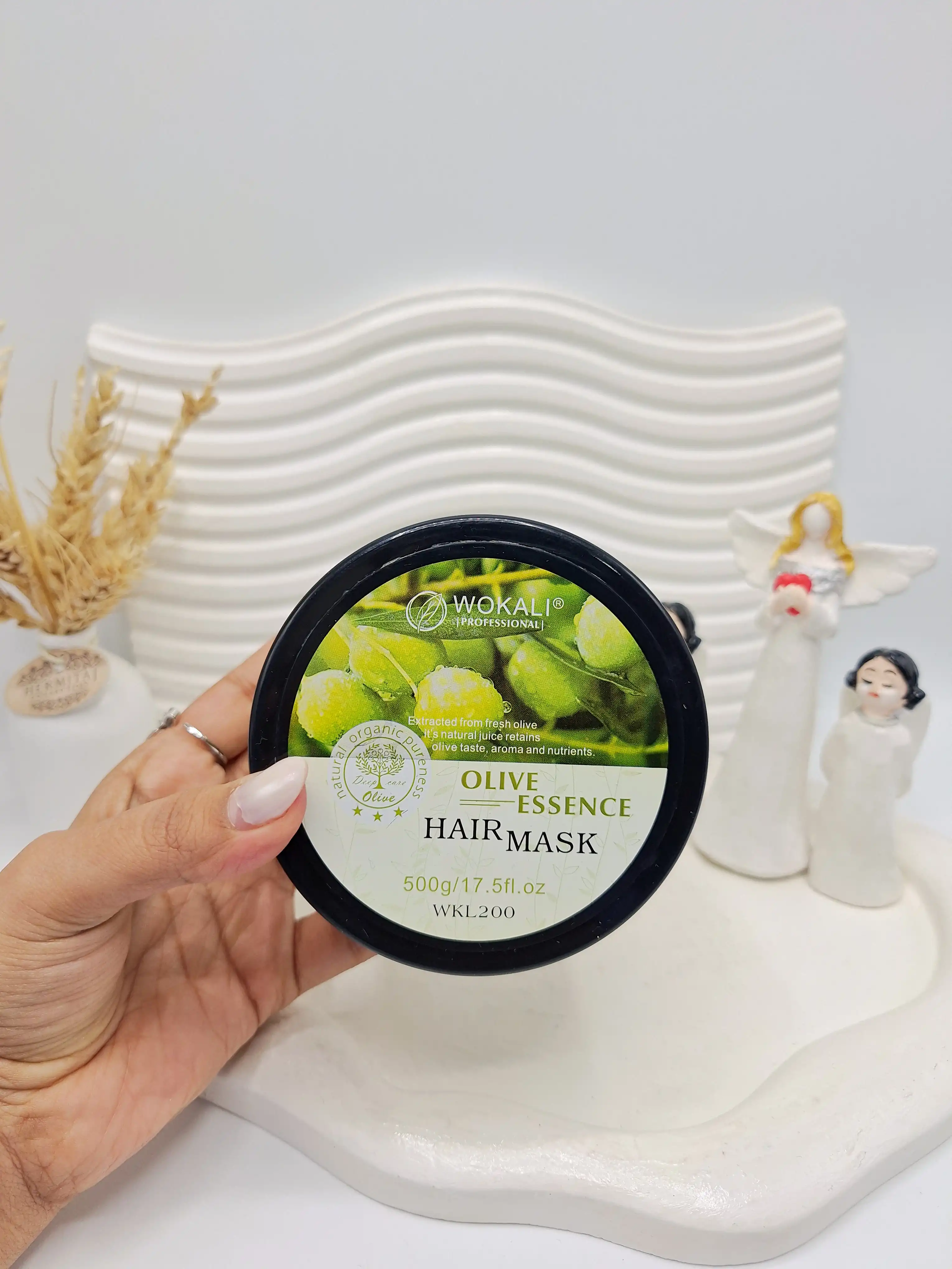 ماسک موی تقویت کننده کاسه ای زیتون حجم 500 گرم کد 9564