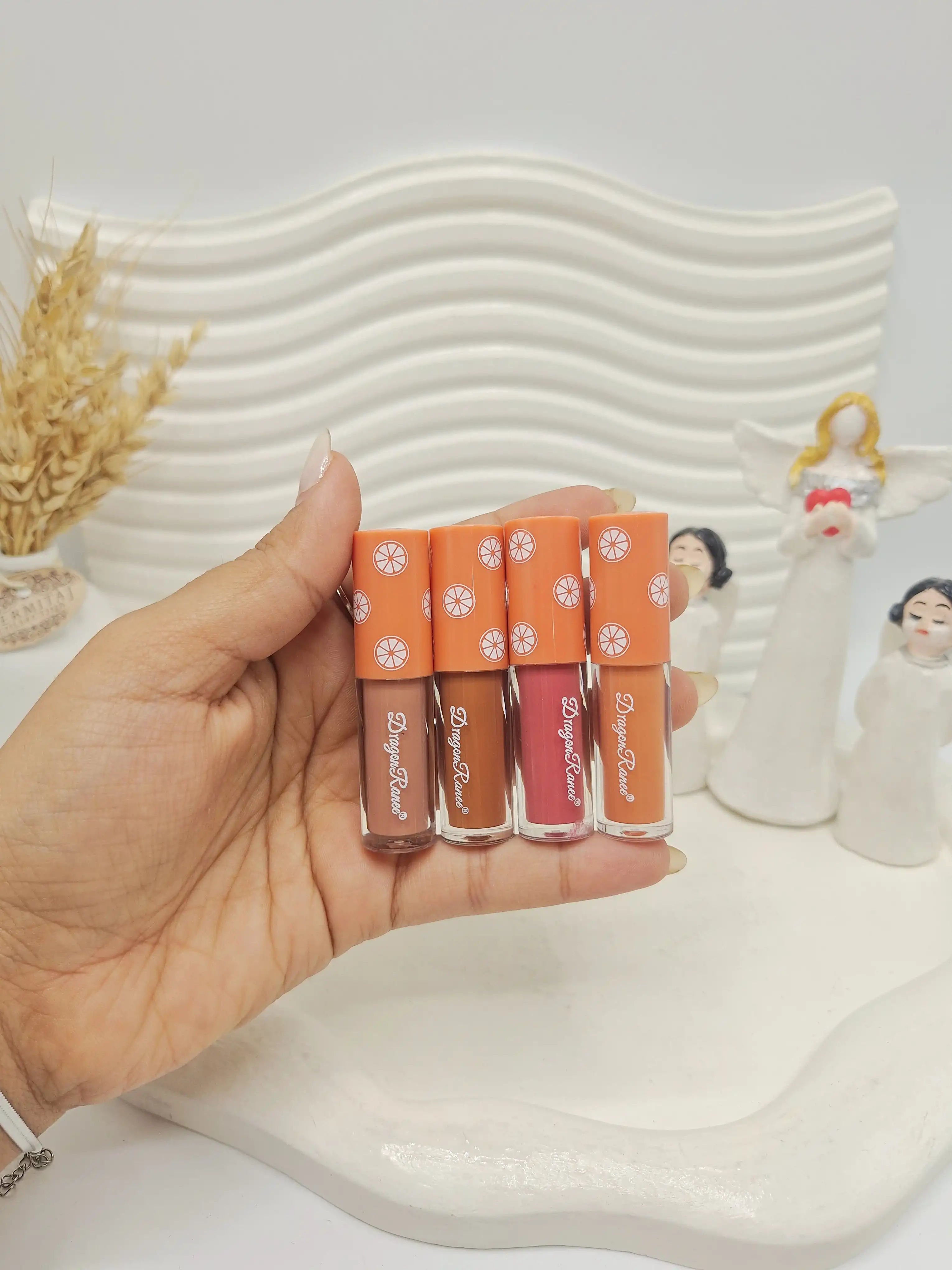 پک رژ لب 4 عددی ویتامین سی دراگون رانی کد 0464