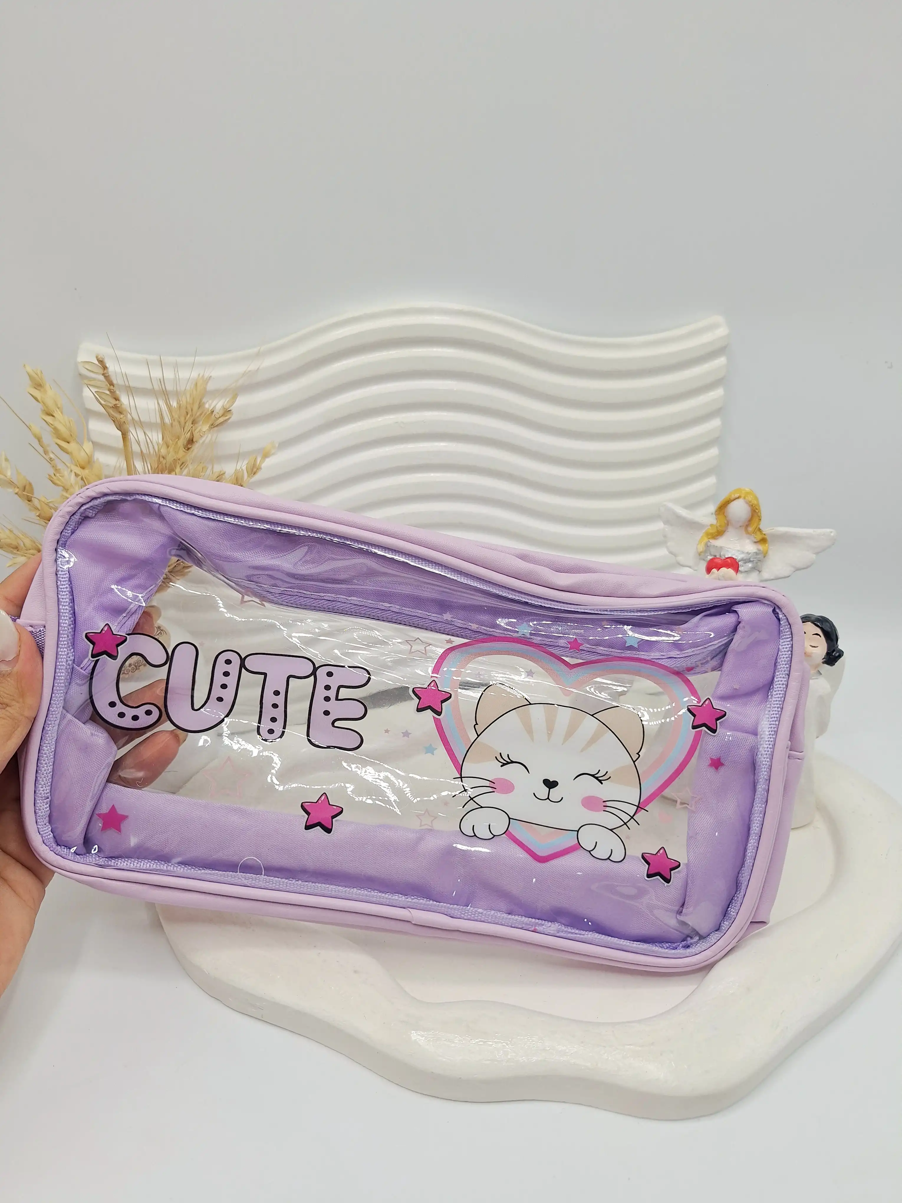 کیف آرایشی واشبگ مدل گربه کیوت