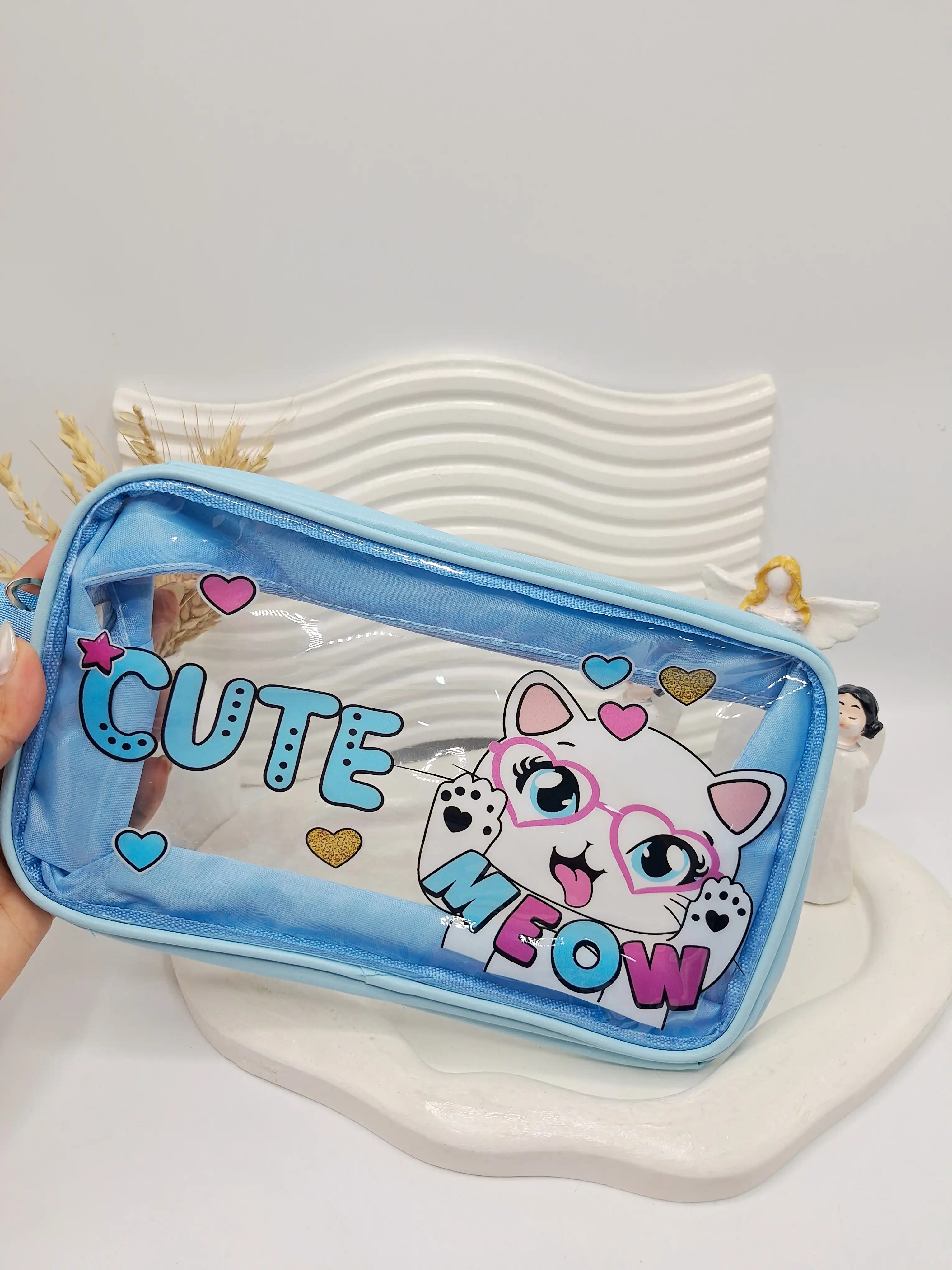 کیف آرایشی واشبگ مدل گربه کیوت