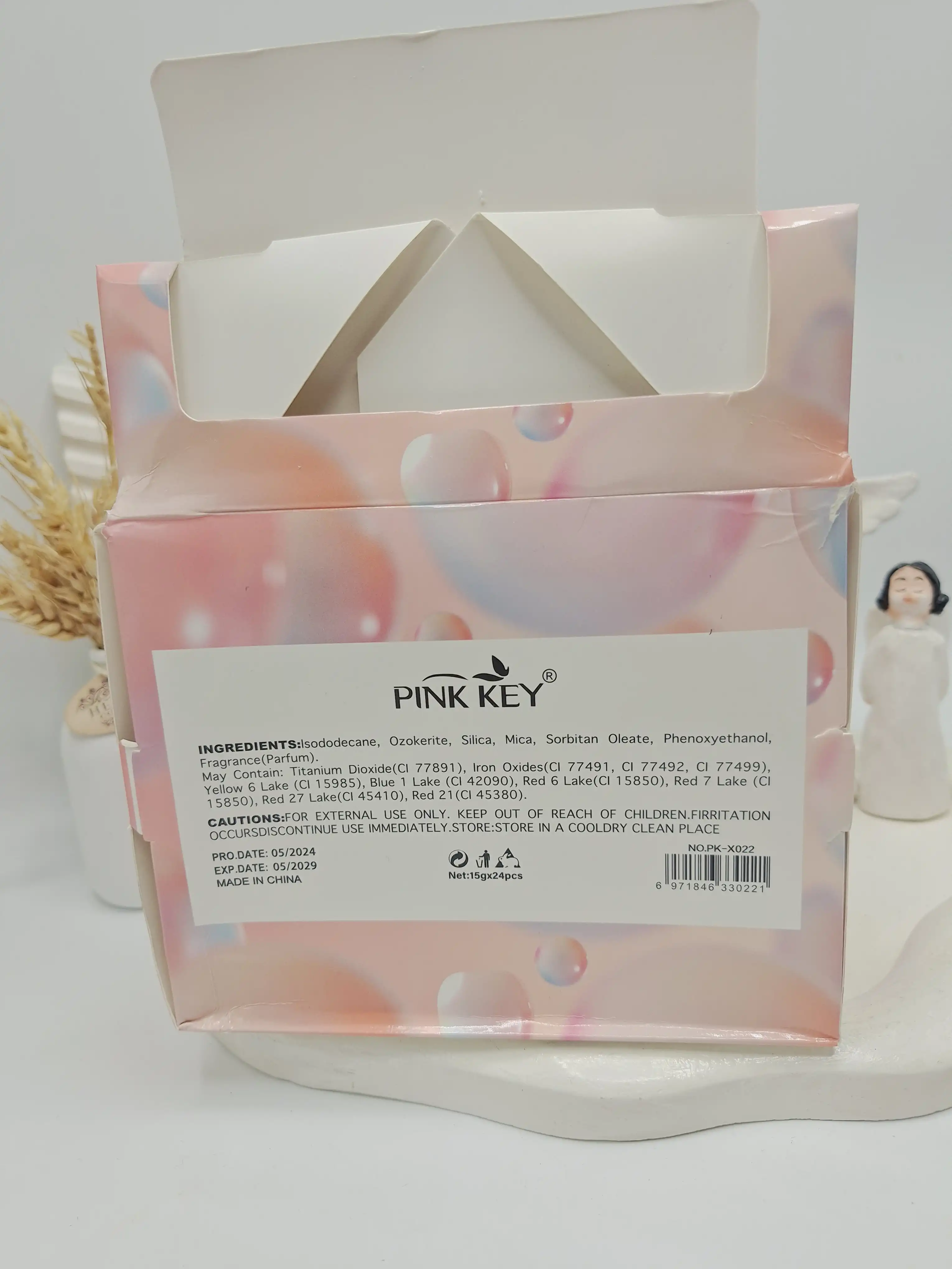 روغن لب تیوپی برند PINK KEY کد 022