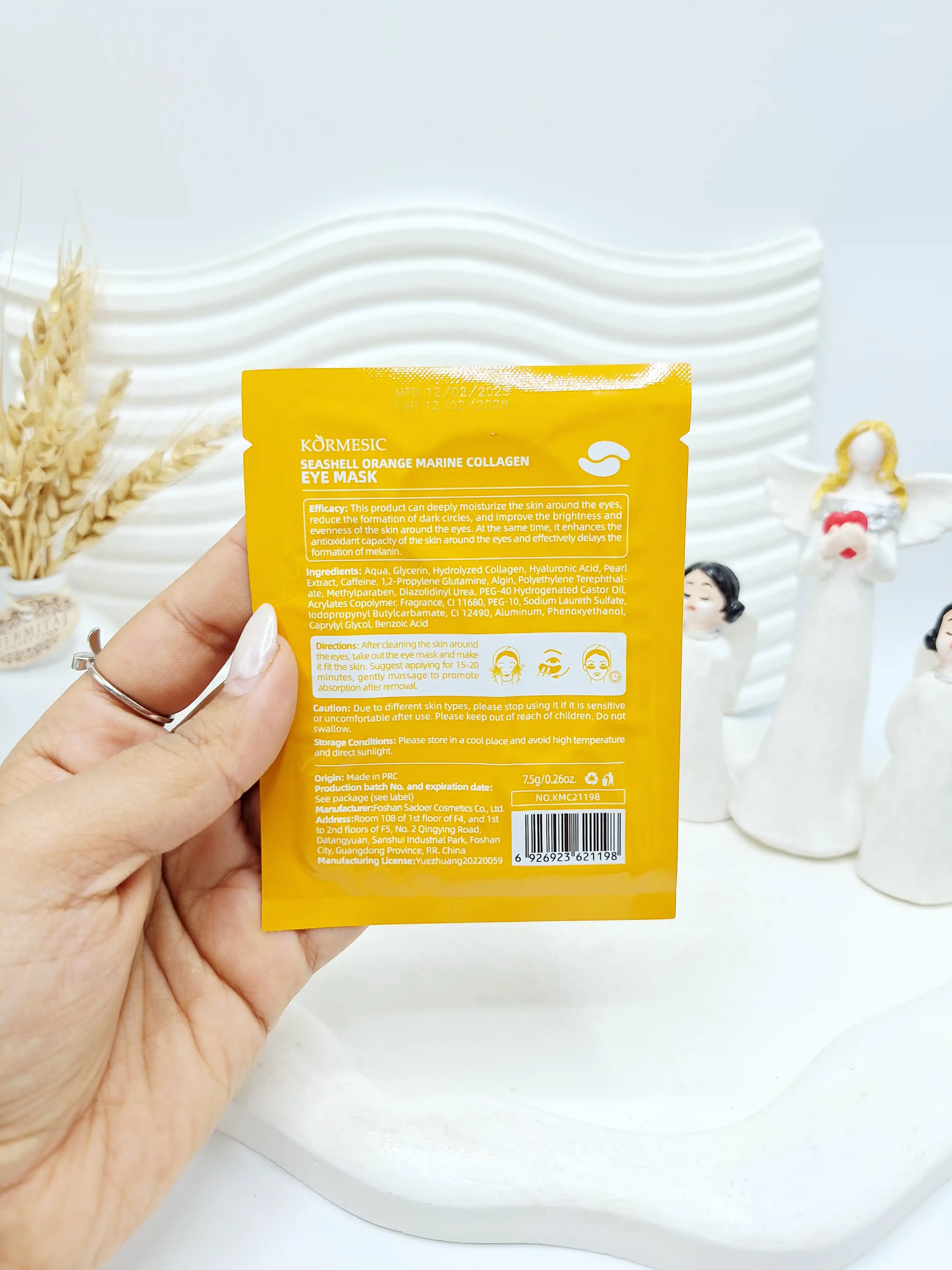 پچ زیر چشم نارنجی کلاژن دار کورمسیک کد 1198