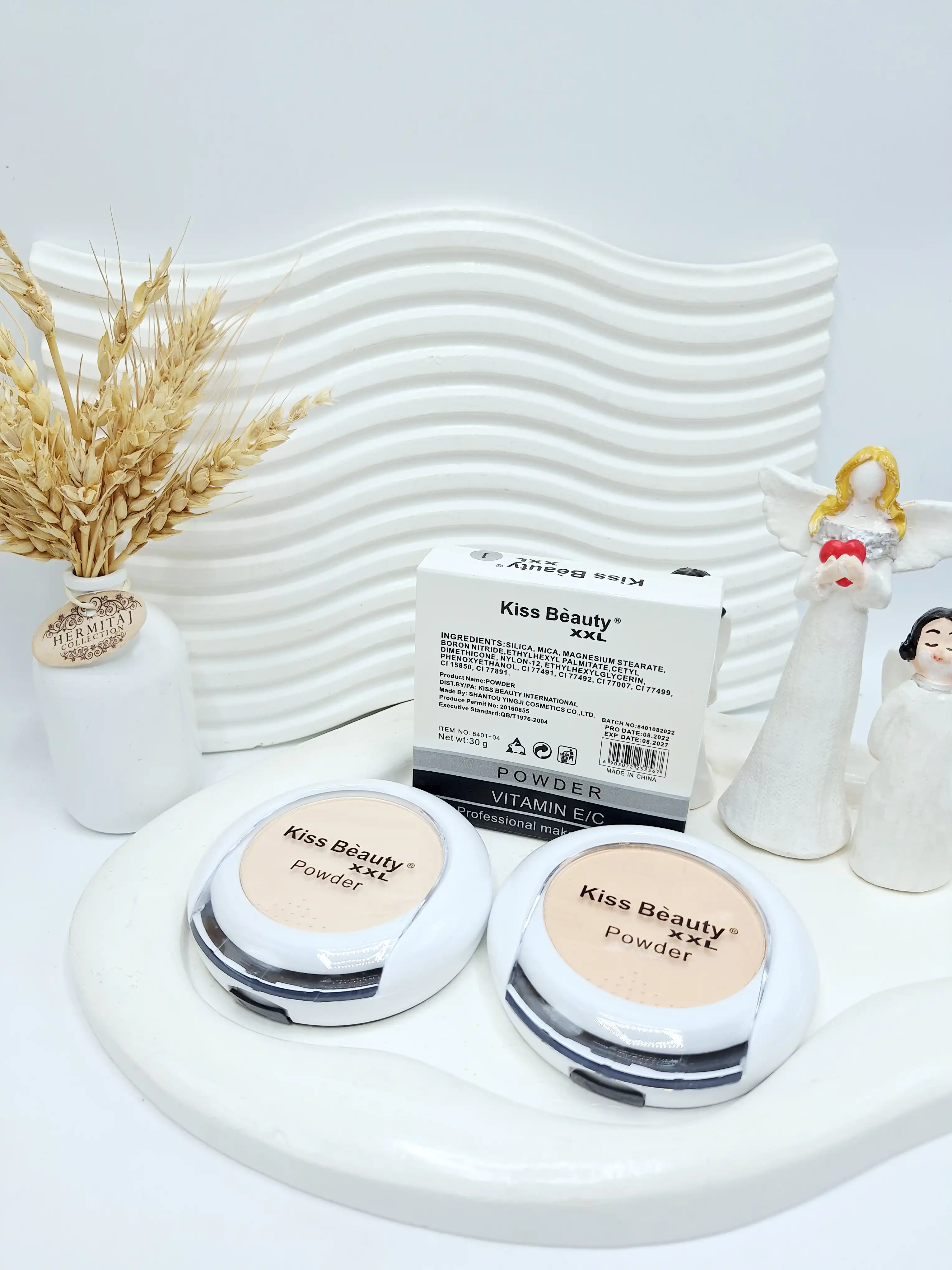 پنک پودری Kiss Beauty مناسب میکاپ حرفه ای کد 2567