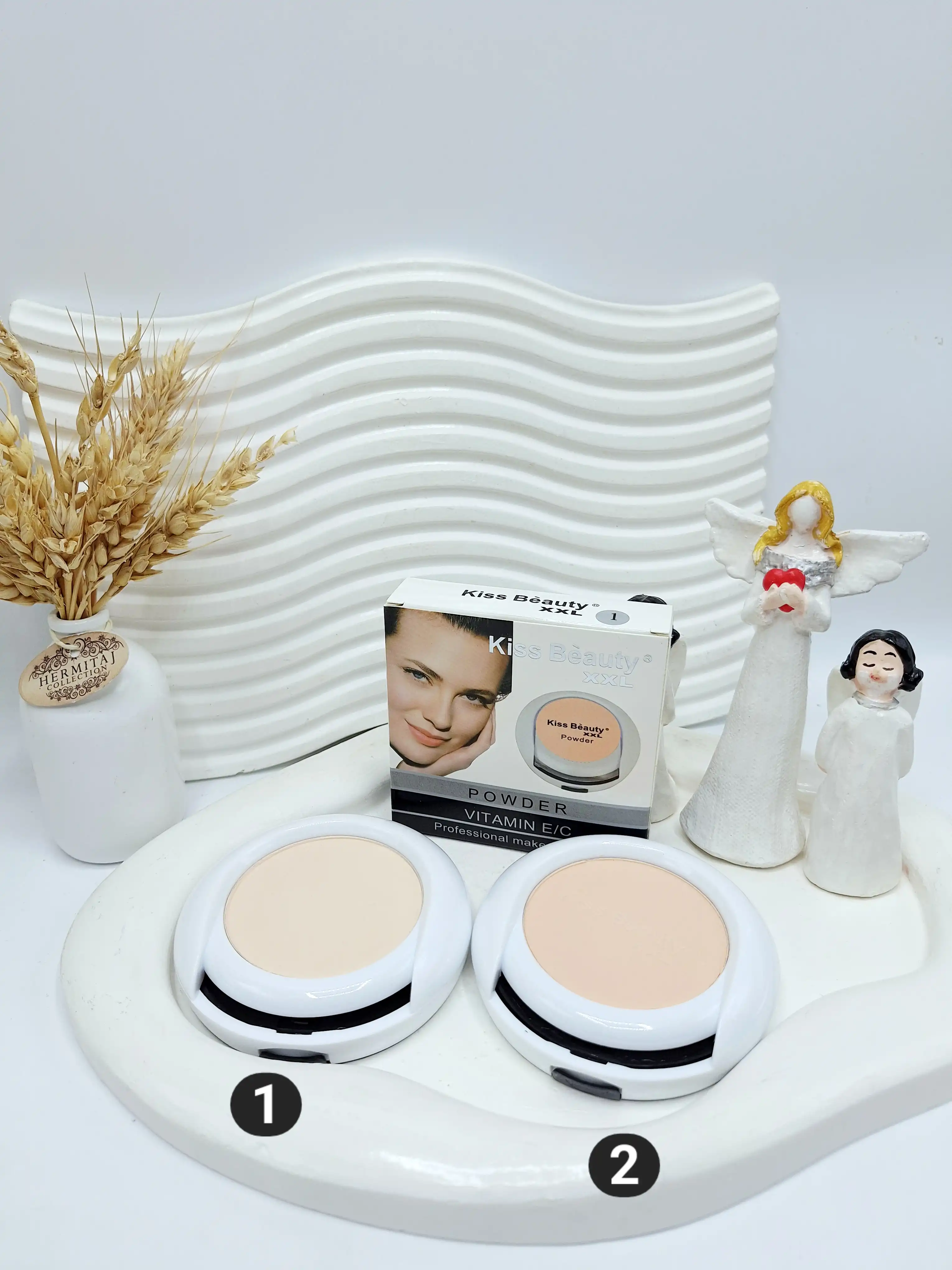 پنک پودری Kiss Beauty مناسب میکاپ حرفه ای کد 2567